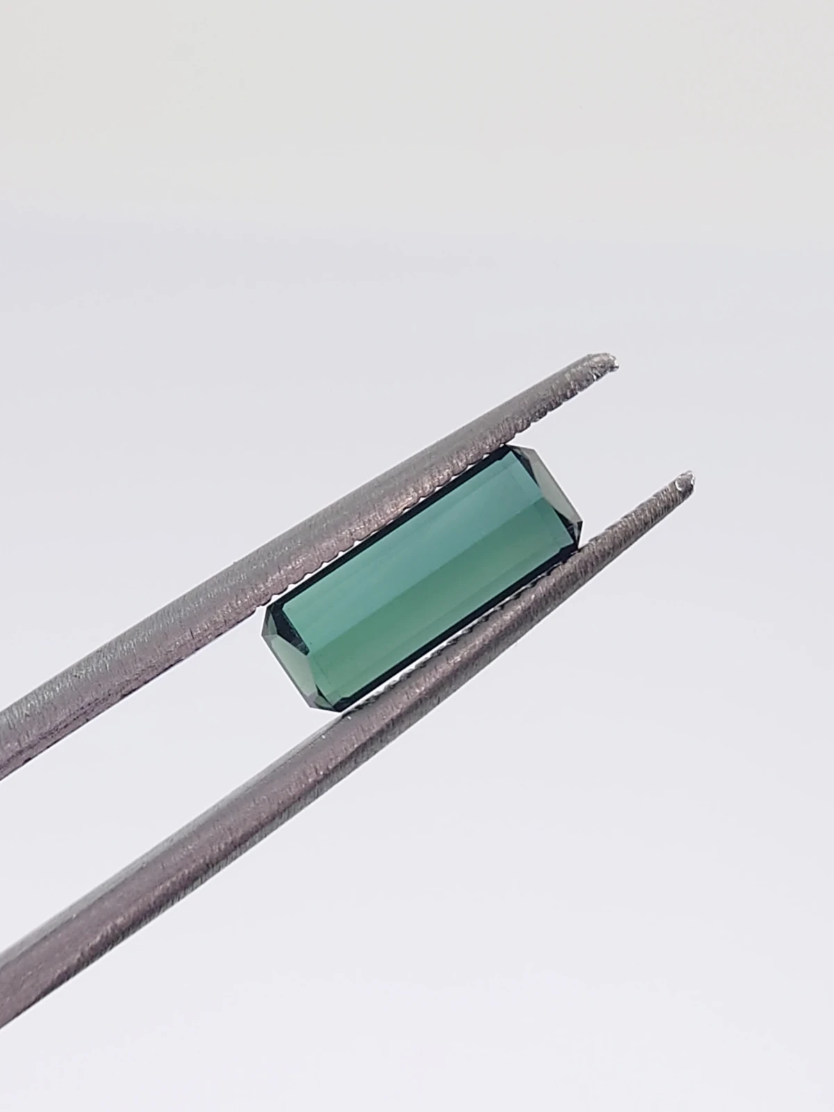 1.30ct Natural Teal Tourmaline Step Cut Loose Gemstone From Afghanistan — view 2