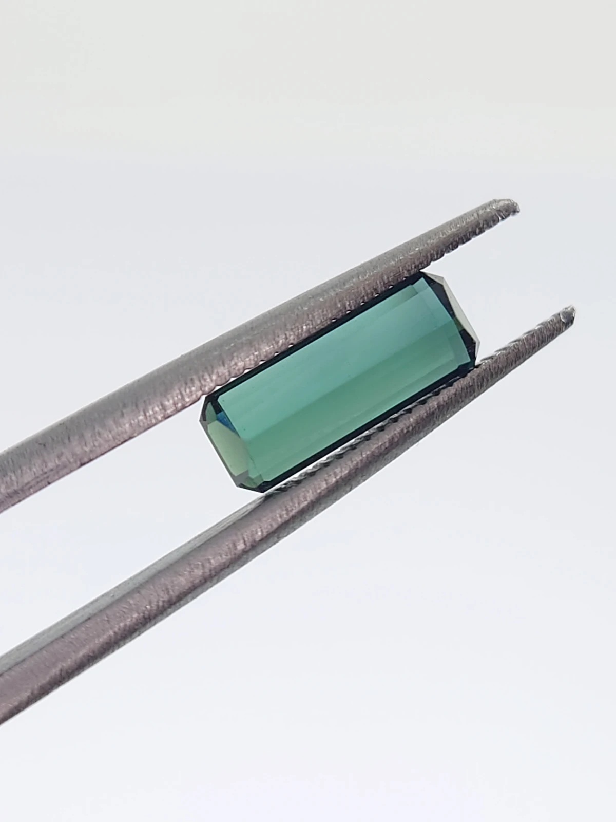 1.30ct Natural Teal Tourmaline Step Cut Loose Gemstone From Afghanistan — view 3