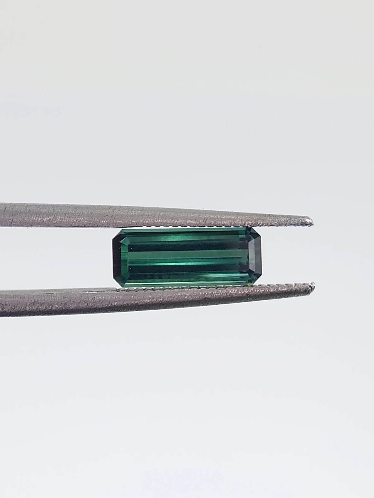 1.30ct Natural Teal Tourmaline Step Cut Loose Gemstone From Afghanistan — view 4