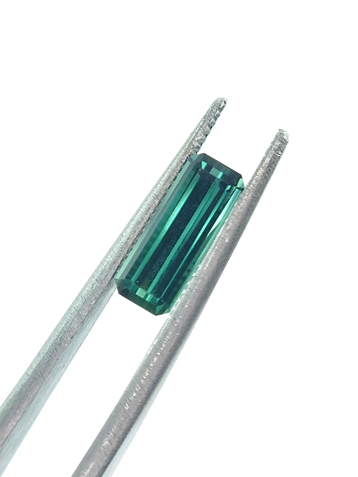 1.30ct Natural Teal Tourmaline Step Cut Loose Gemstone From Afghanistan — view 7