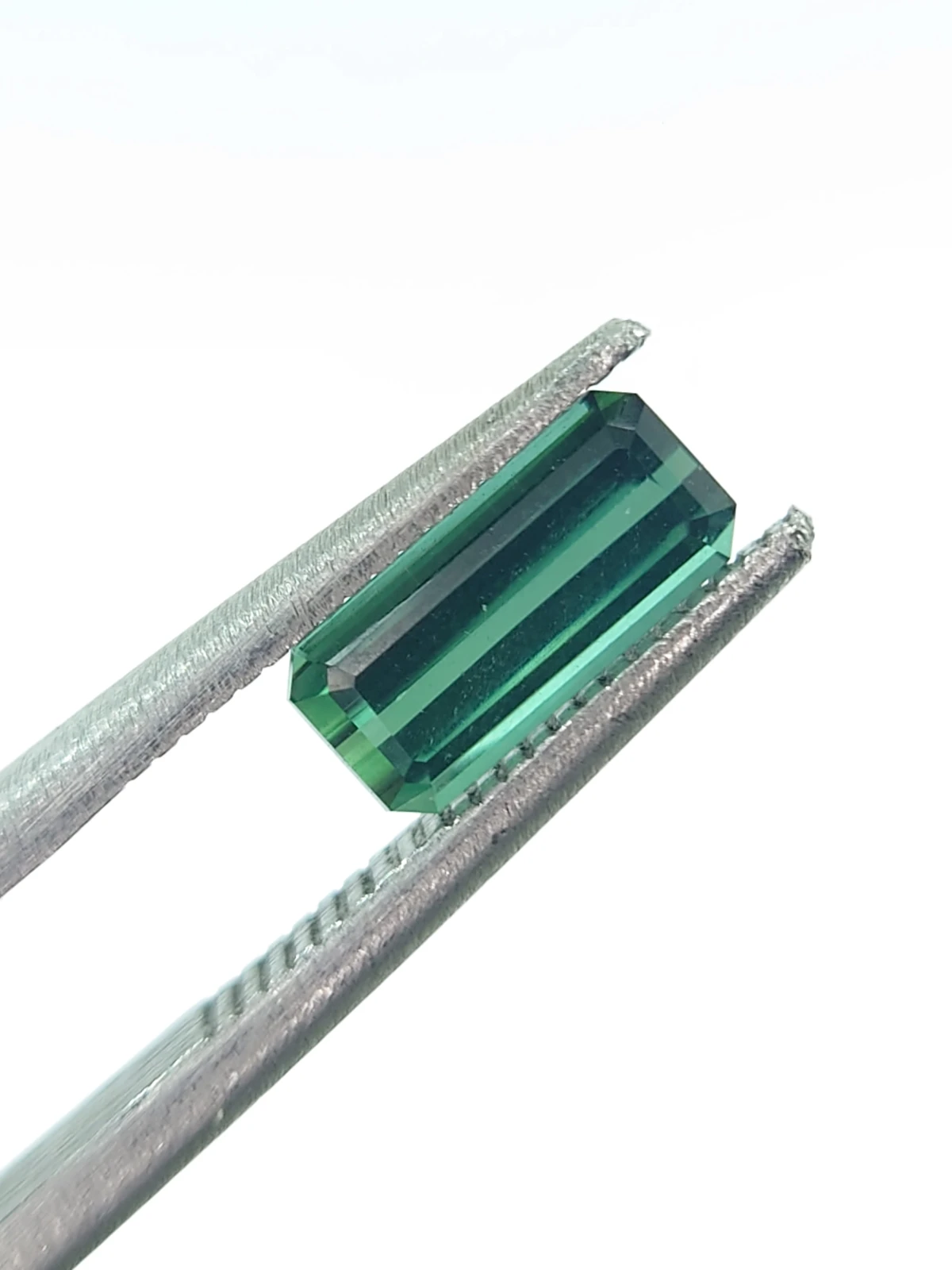 0.88ct Natural Dark Green Octagon Step Cut Loose Gemstone From Afghanistan — view 5