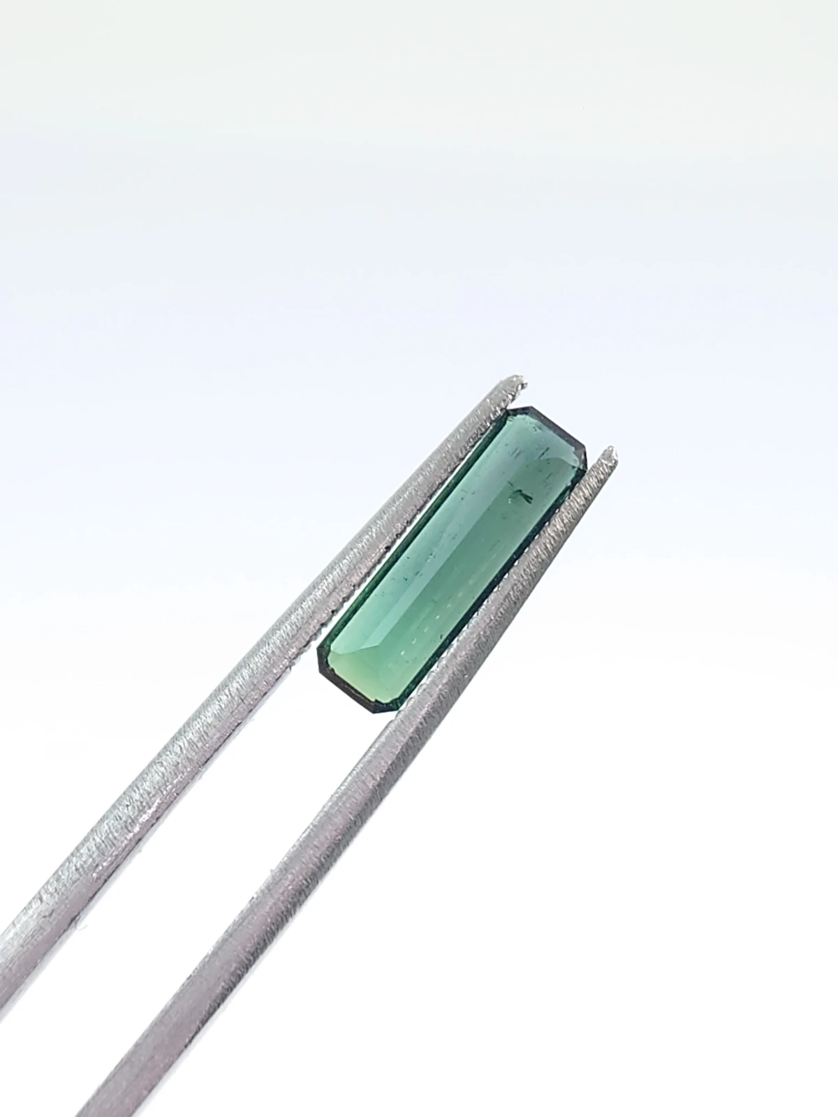 1.24ct Natural Teal Tourmaline Octagon Step Cut Loose Gemstone From Afghanistan — view 1