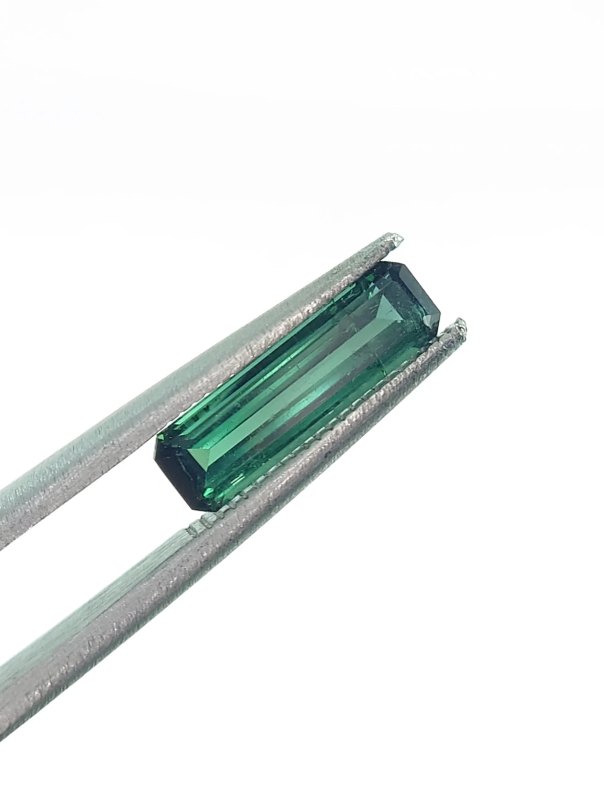 1.24ct Natural Teal Tourmaline Octagon Step Cut Loose Gemstone From Afghanistan — view 2