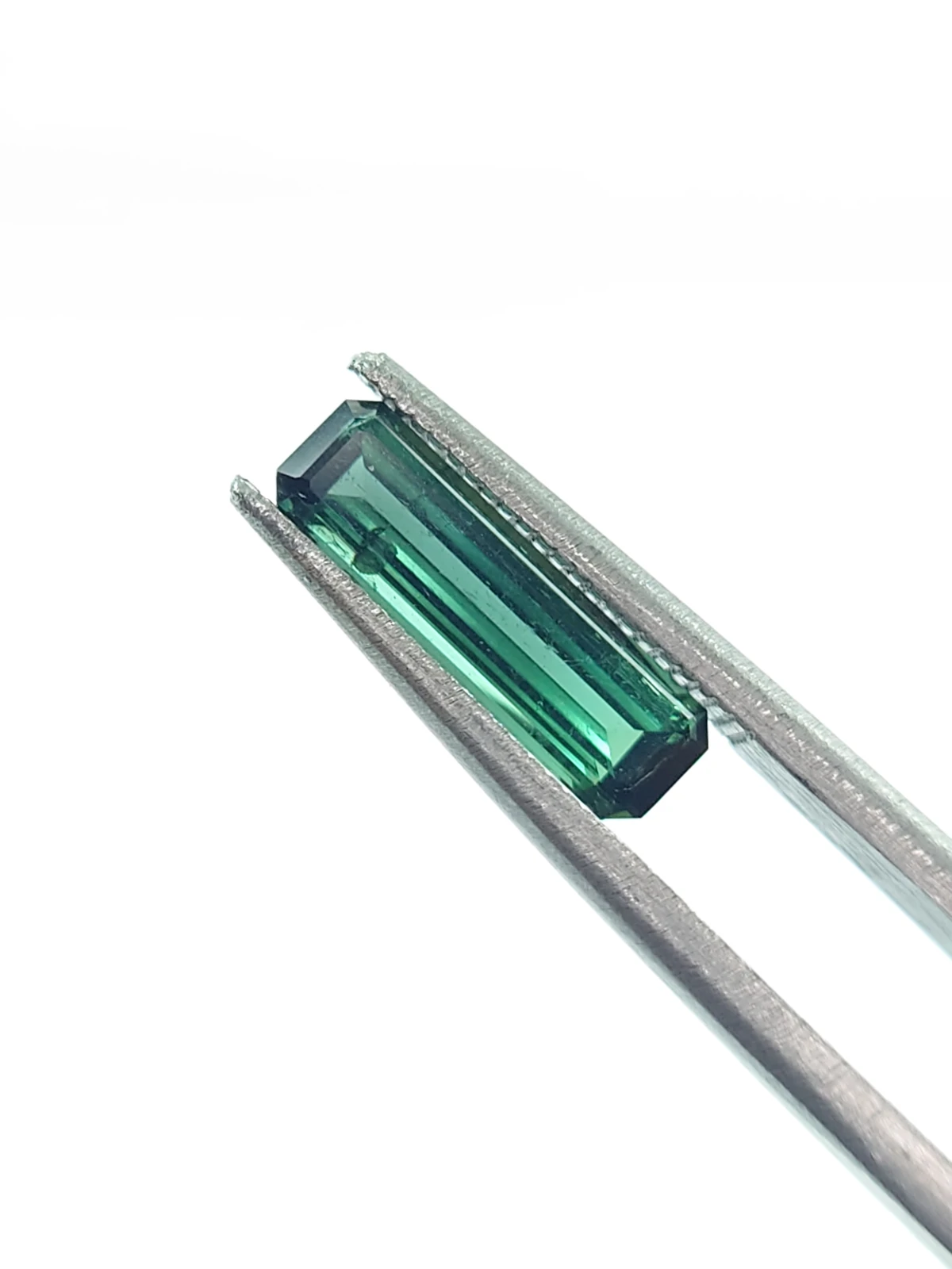 1.24ct Natural Teal Tourmaline Octagon Step Cut Loose Gemstone From Afghanistan — view 4