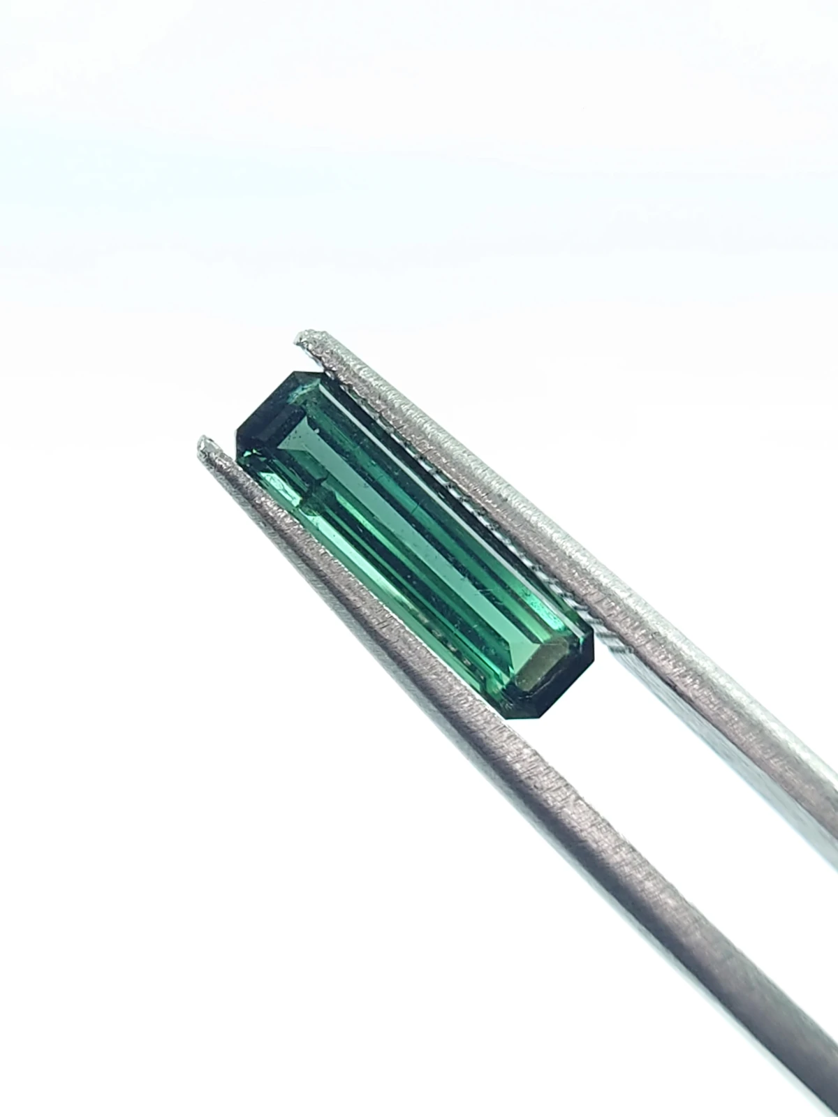 1.24ct Natural Teal Tourmaline Octagon Step Cut Loose Gemstone From Afghanistan — view 5