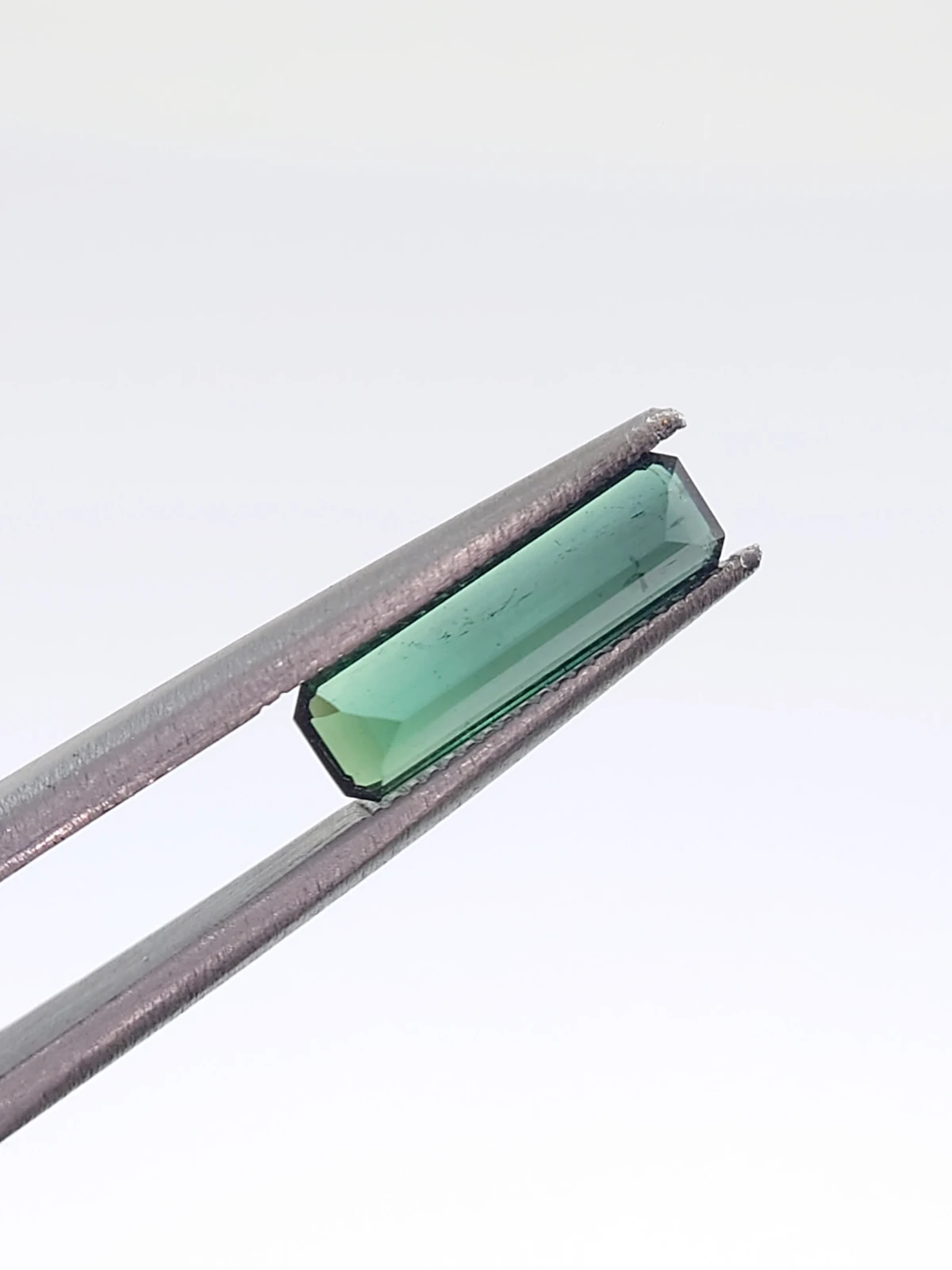 1.24ct Natural Teal Tourmaline Octagon Step Cut Loose Gemstone From Afghanistan — view 6