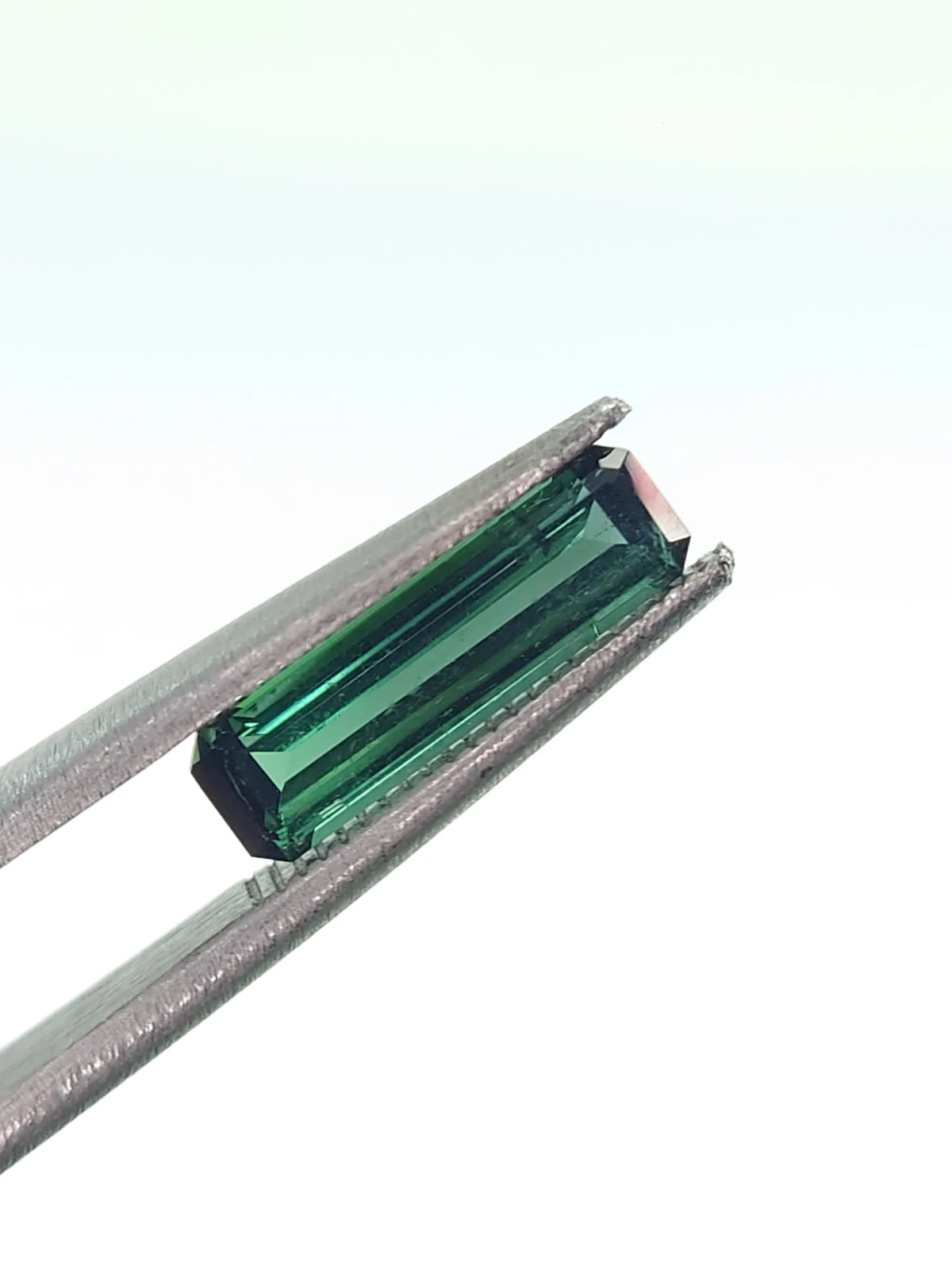 1.24ct Natural Teal Tourmaline Octagon Step Cut Loose Gemstone From Afghanistan — view 7