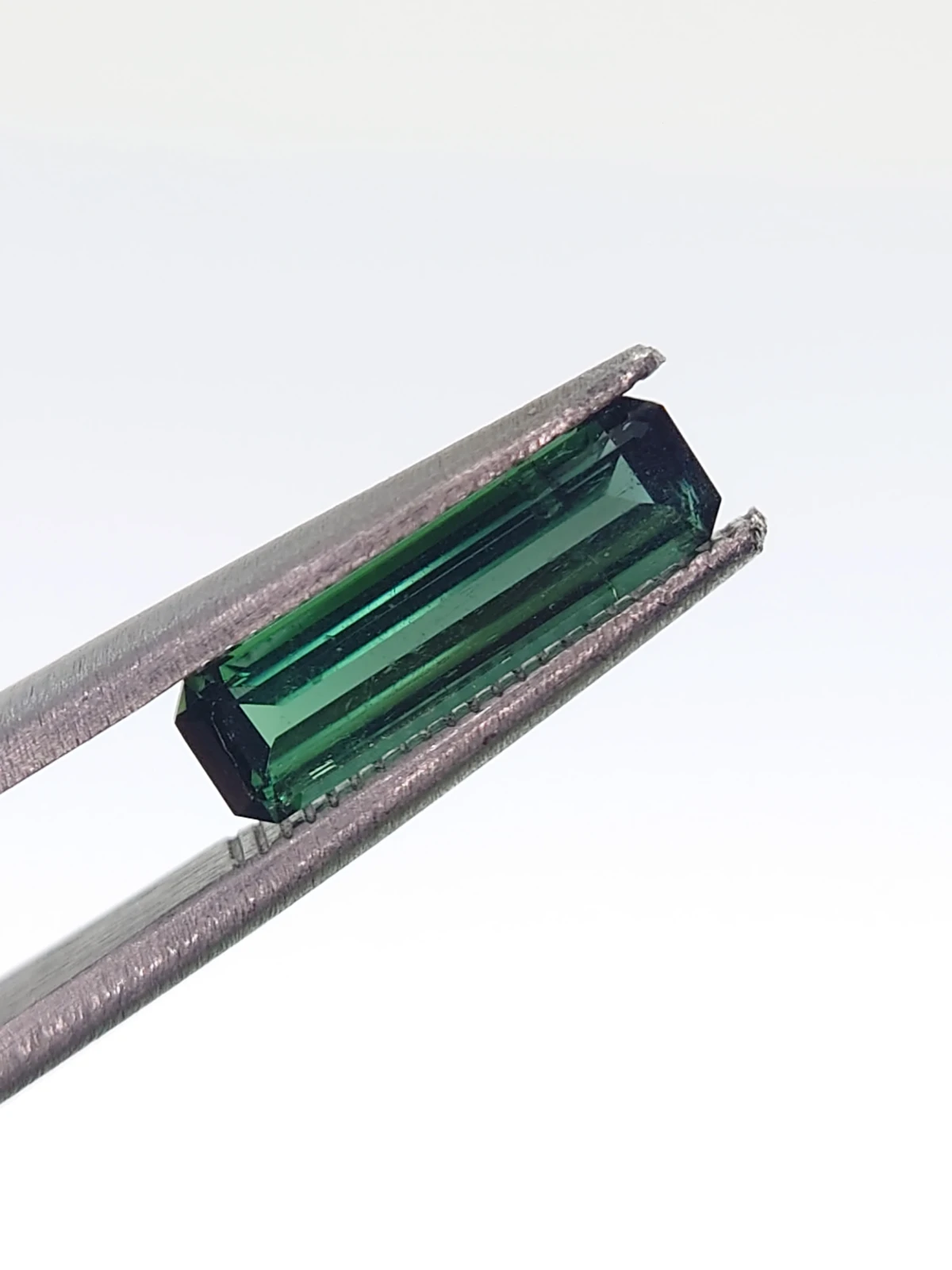 1.24ct Natural Teal Tourmaline Octagon Step Cut Loose Gemstone From Afghanistan — view 8