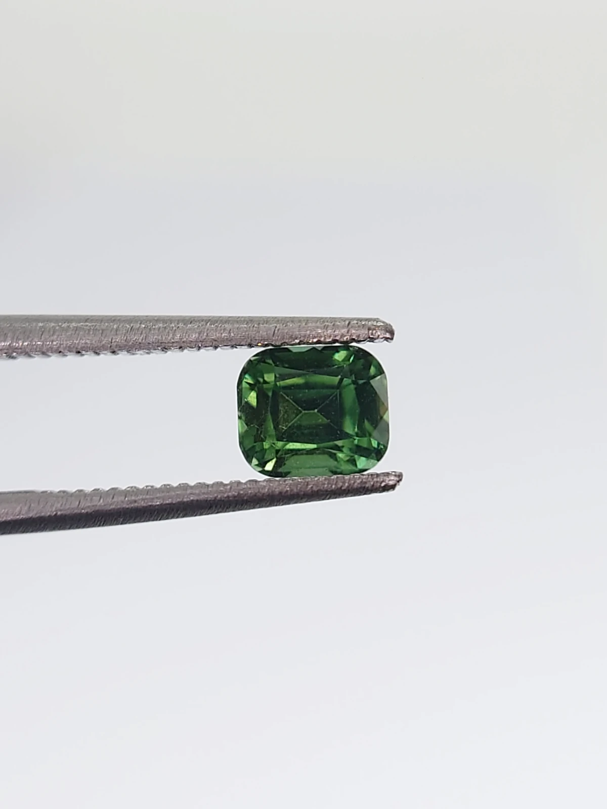 0.72ct Natural Green Tourmaline Cushion Cut Loose Gemstone From Afghanistan — view 6