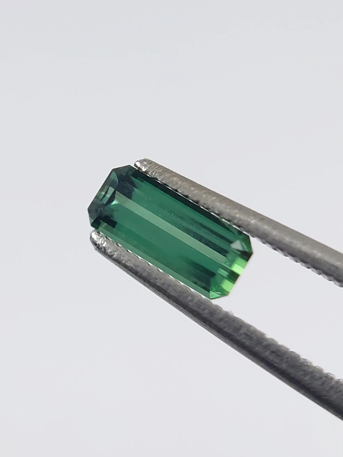 0.71ct Natural Green Tourmaline Octagon Step Cut Loose Gemstone From Afghanistan — view 6