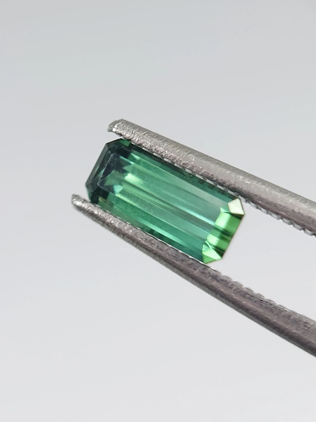 0.71ct Natural Green Tourmaline Octagon Step Cut Loose Gemstone From Afghanistan — view 7