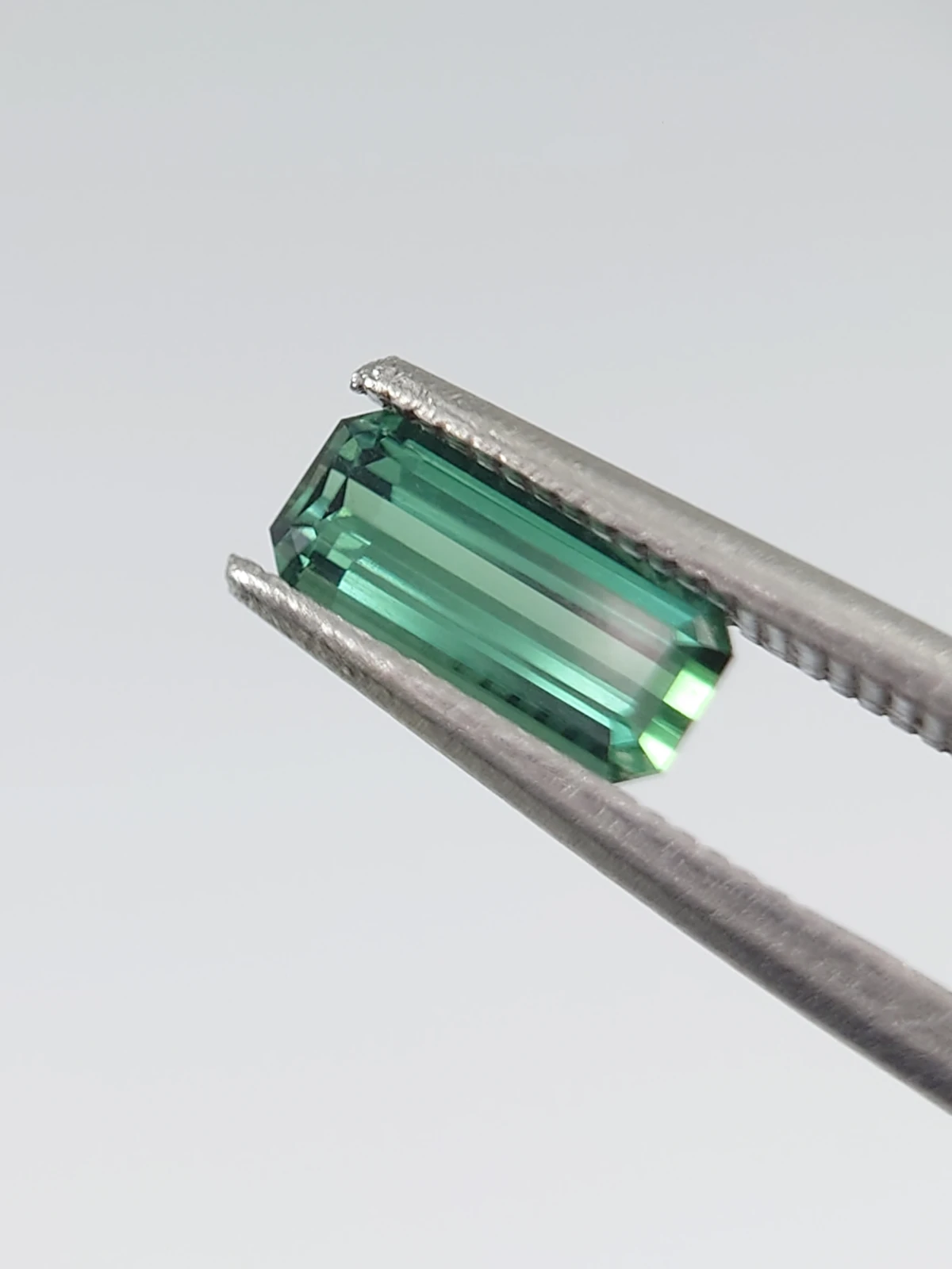 0.71ct Natural Green Tourmaline Octagon Step Cut Loose Gemstone From Afghanistan — view 8