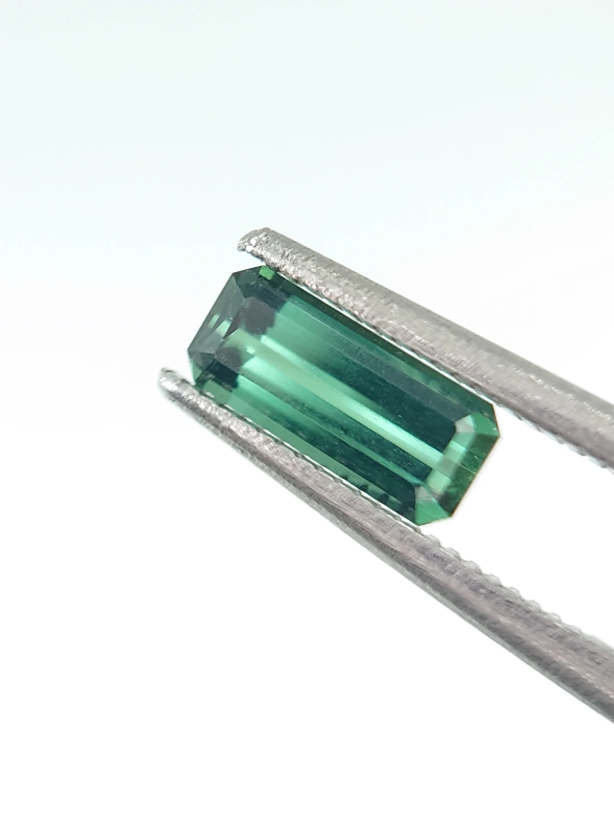 0.71ct Natural Green Tourmaline Octagon Step Cut Loose Gemstone From Afghanistan — view 9