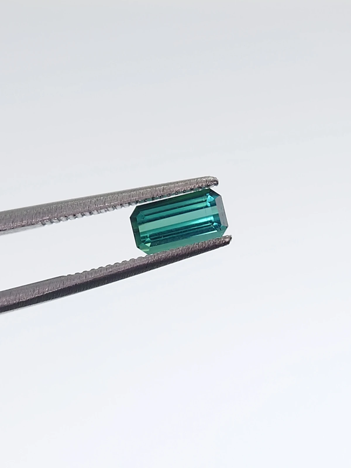 0.92ct Natural Aqua Blue Tourmaline Emerald Cut Loose Gemstone From Afghanistan — view 7
