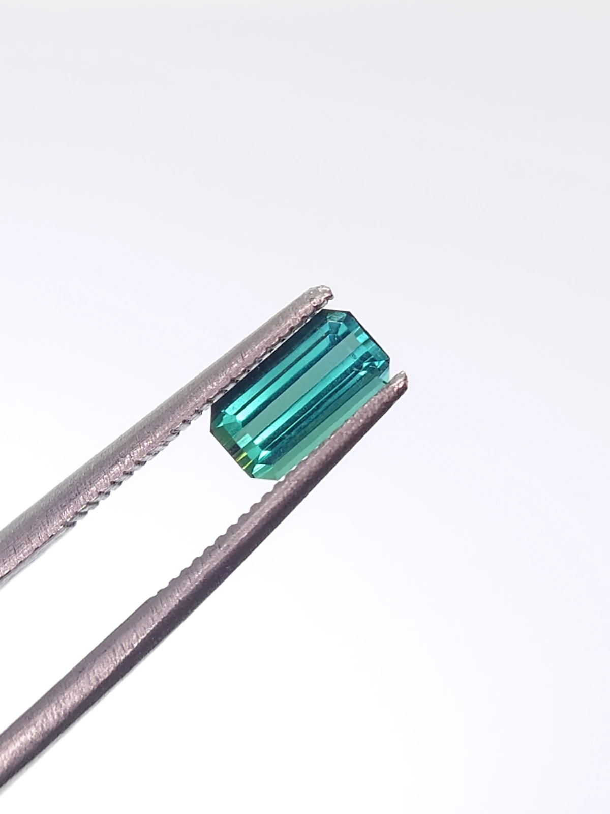 0.92ct Natural Aqua Blue Tourmaline Emerald Cut Loose Gemstone From Afghanistan — view 8