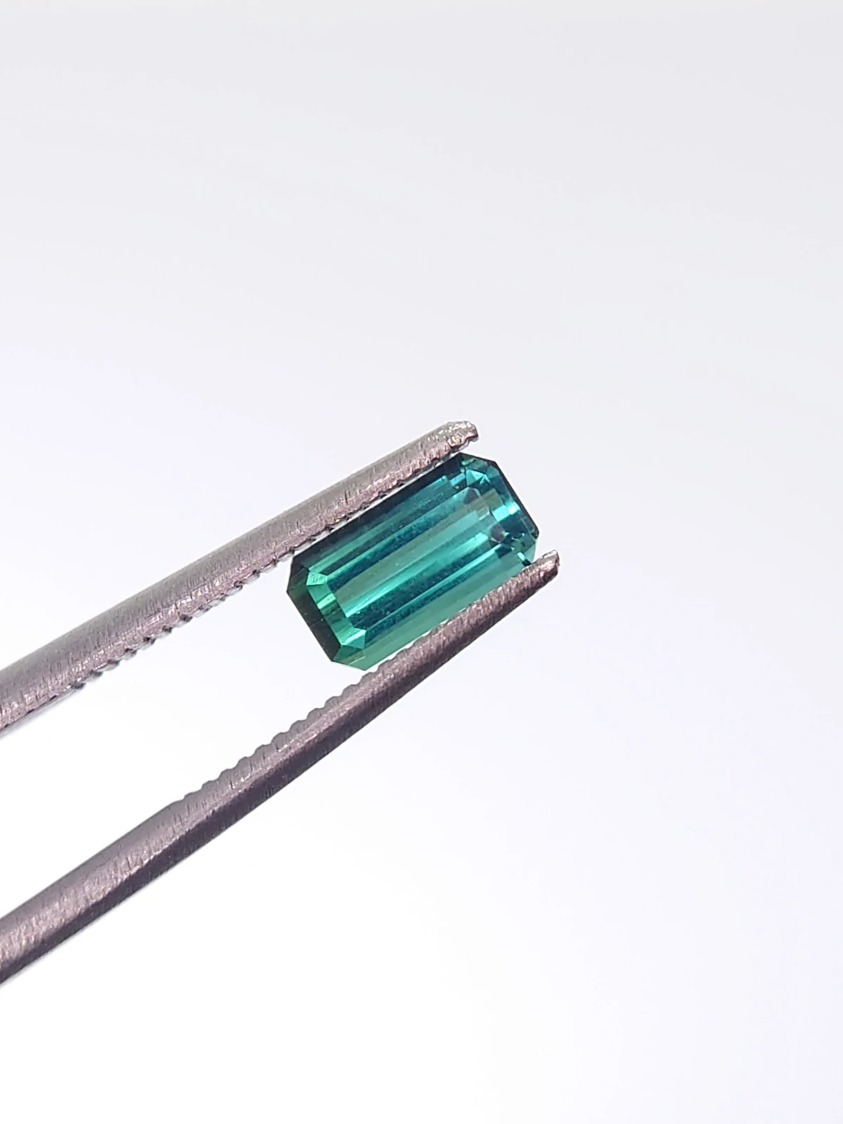0.92ct Natural Aqua Blue Tourmaline Emerald Cut Loose Gemstone From Afghanistan — view 9