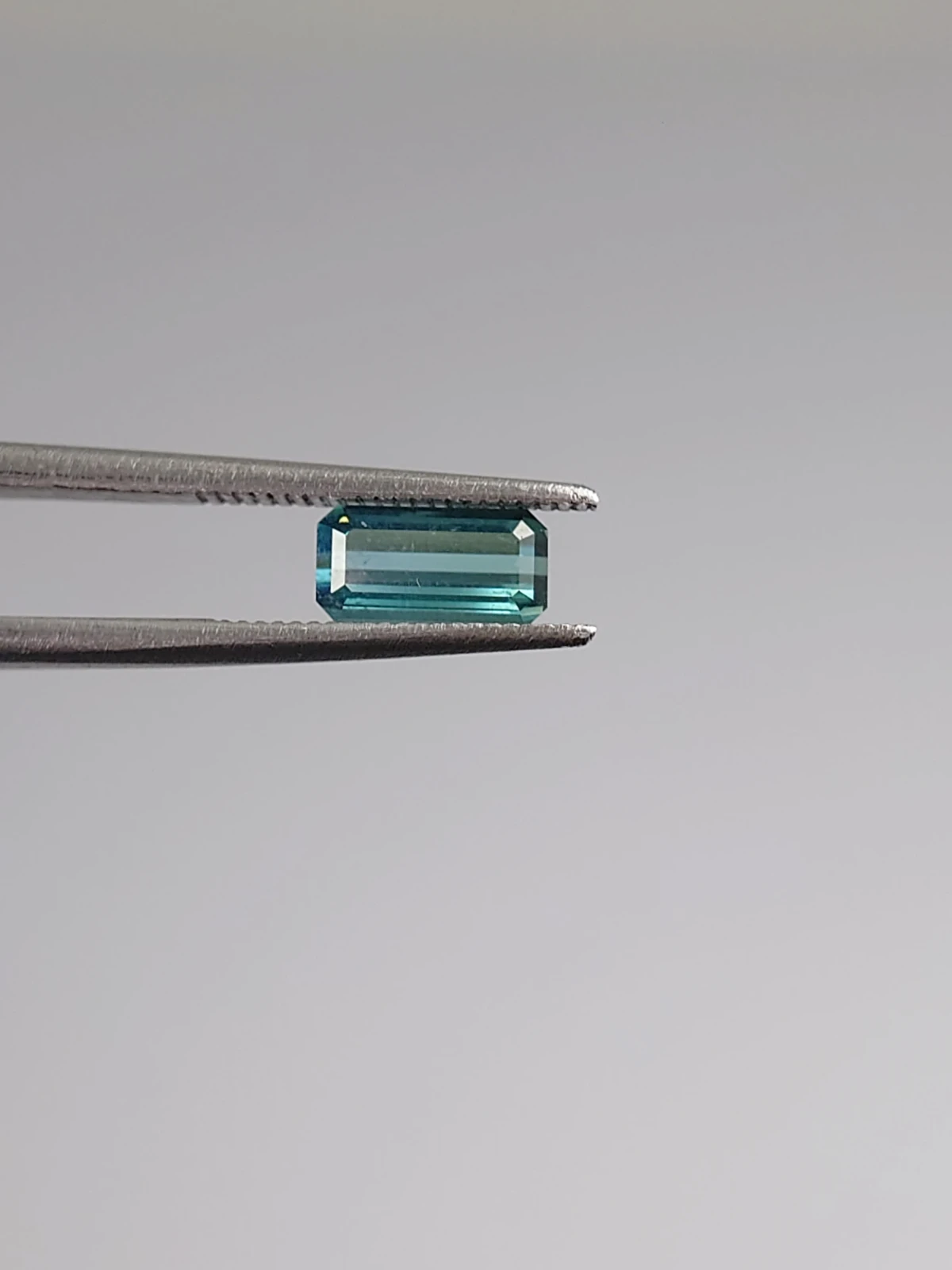 0.77ct Natural Pastel Cayan Tourmaline Emerald Cut Loose Gemstone From Afghanistan — view 5