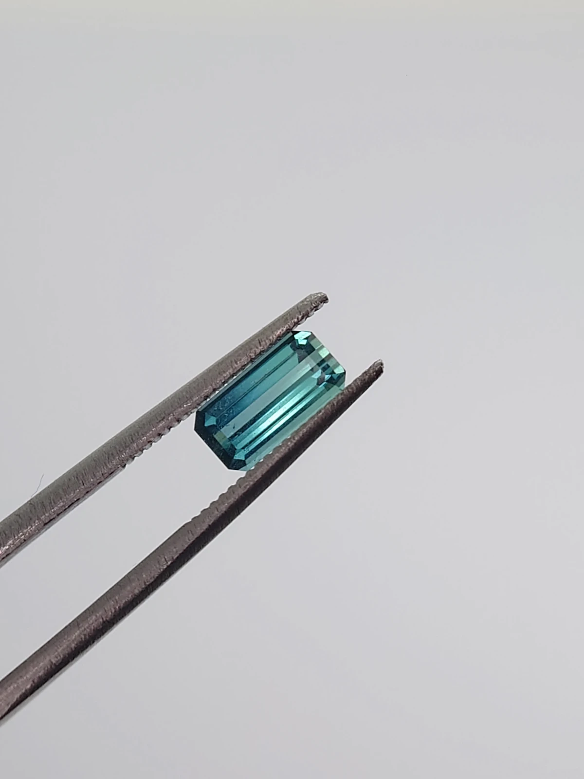 0.77ct Natural Pastel Cayan Tourmaline Emerald Cut Loose Gemstone From Afghanistan — view 7