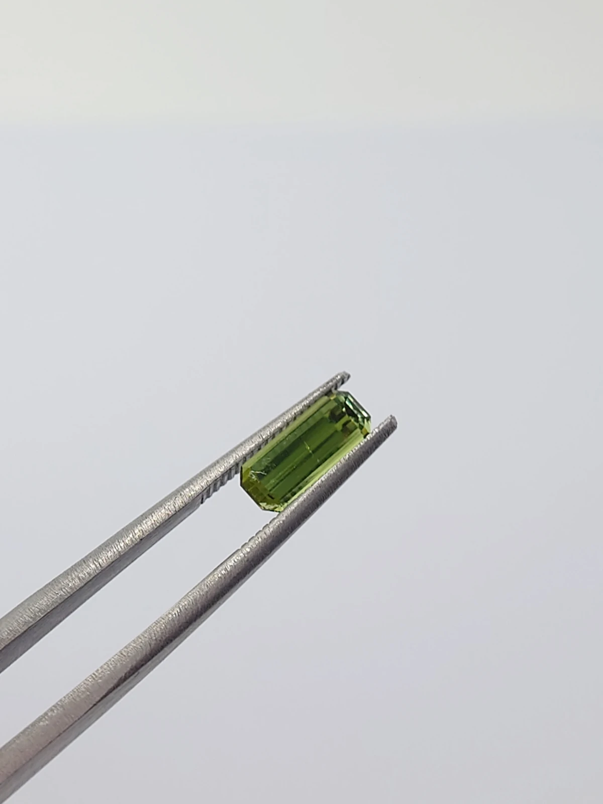0.92ct Natural Tourmaline Grey Yellow Green Octagon Step Cut Loose gemstone From Afghanistan — view 7