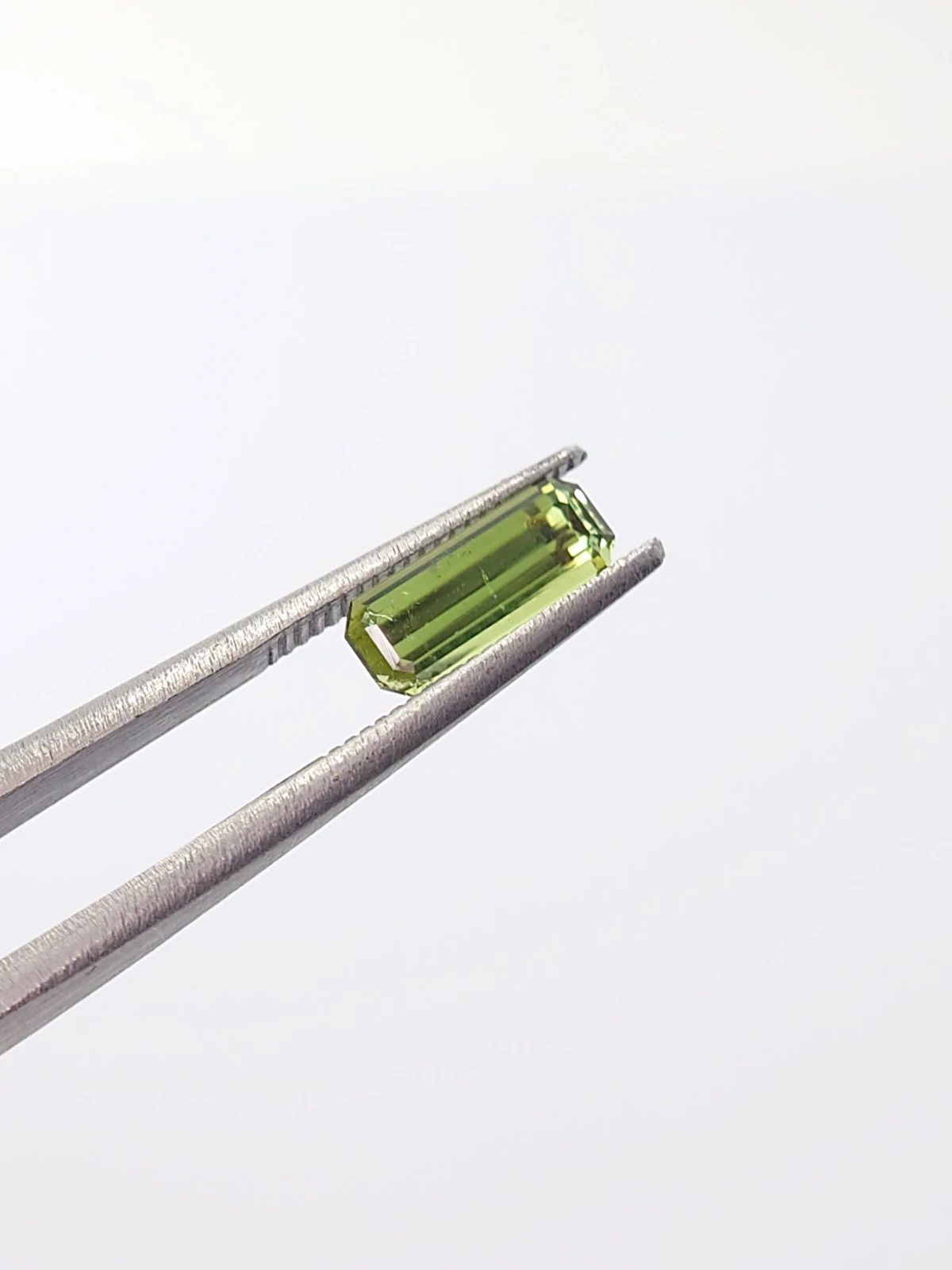 0.92ct Natural Tourmaline Grey Yellow Green Octagon Step Cut Loose gemstone From Afghanistan — view 8