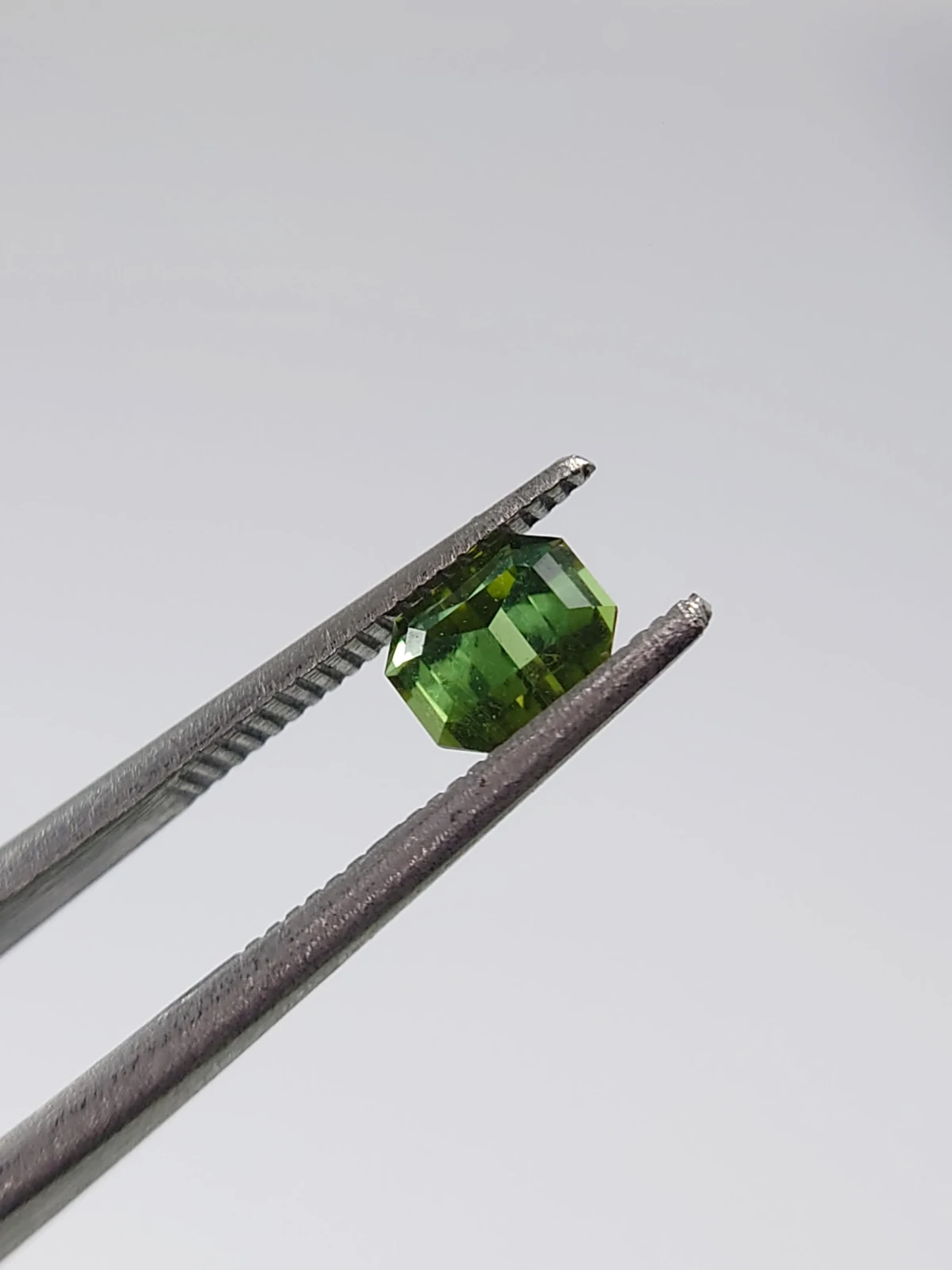 0.62ct Natural Green Tourmaline Cushion Cut Loose Gemstone From Afghanistan — view 1