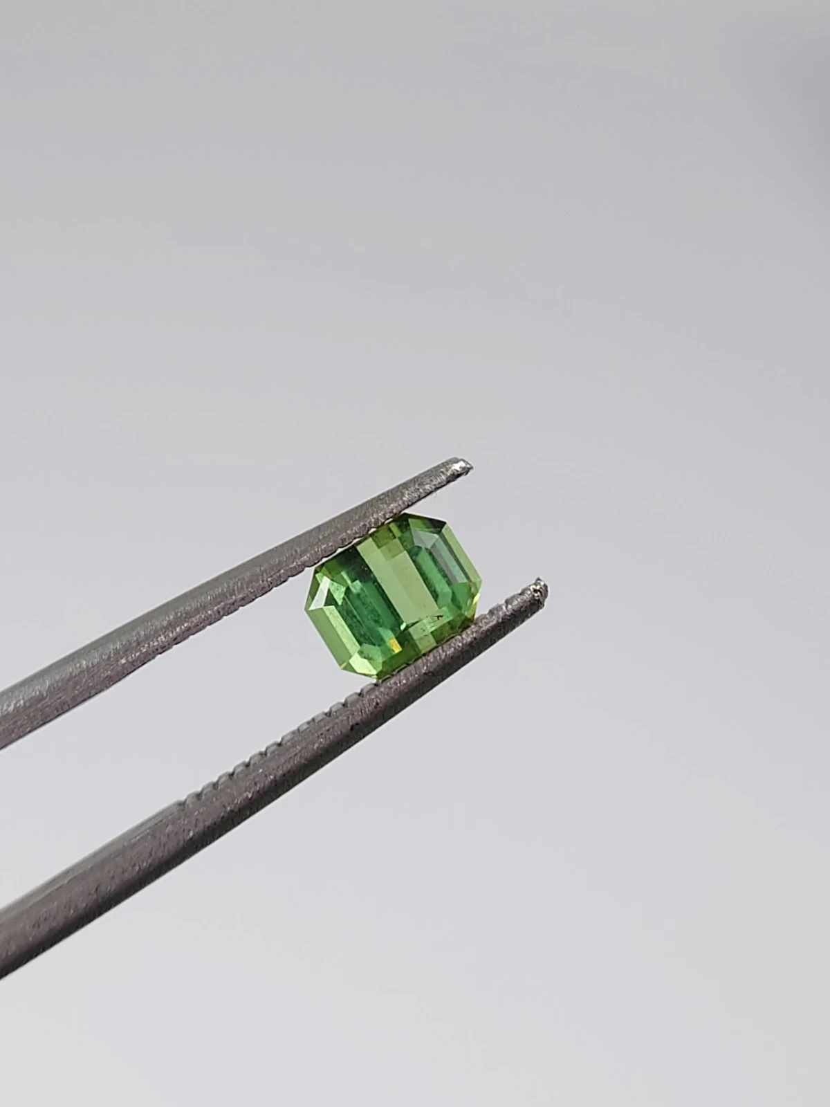0.62ct Natural Green Tourmaline Cushion Cut Loose Gemstone From Afghanistan — view 4