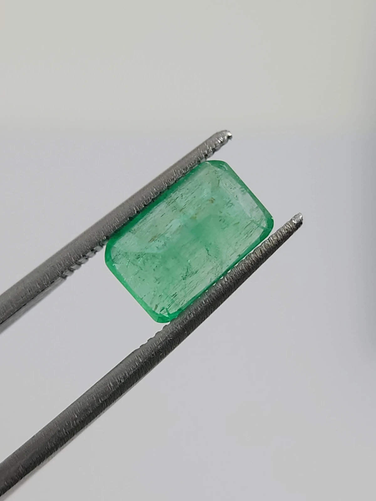 2.5ct Natural Emerald Octagon Cut Loose Gemstone From Panjshir Afghanistan — view 1
