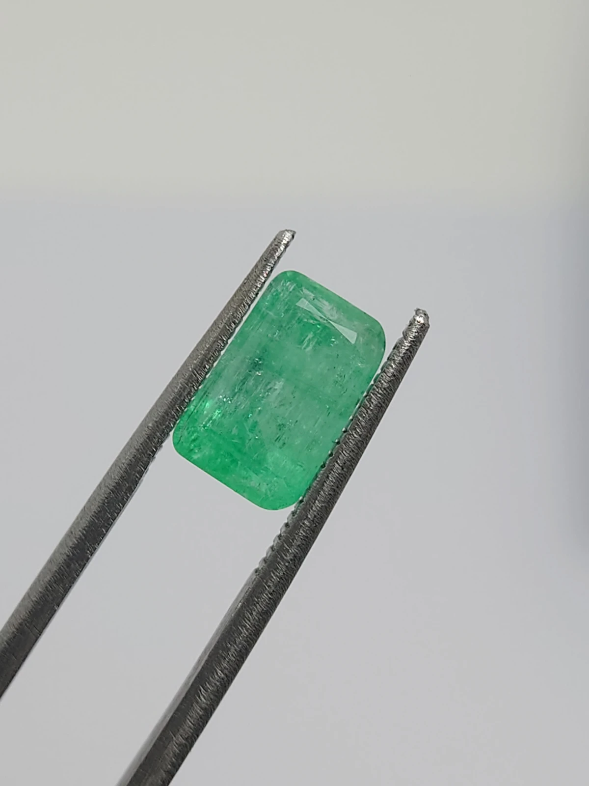 2.5ct Natural Emerald Octagon Cut Loose Gemstone From Panjshir Afghanistan — view 5