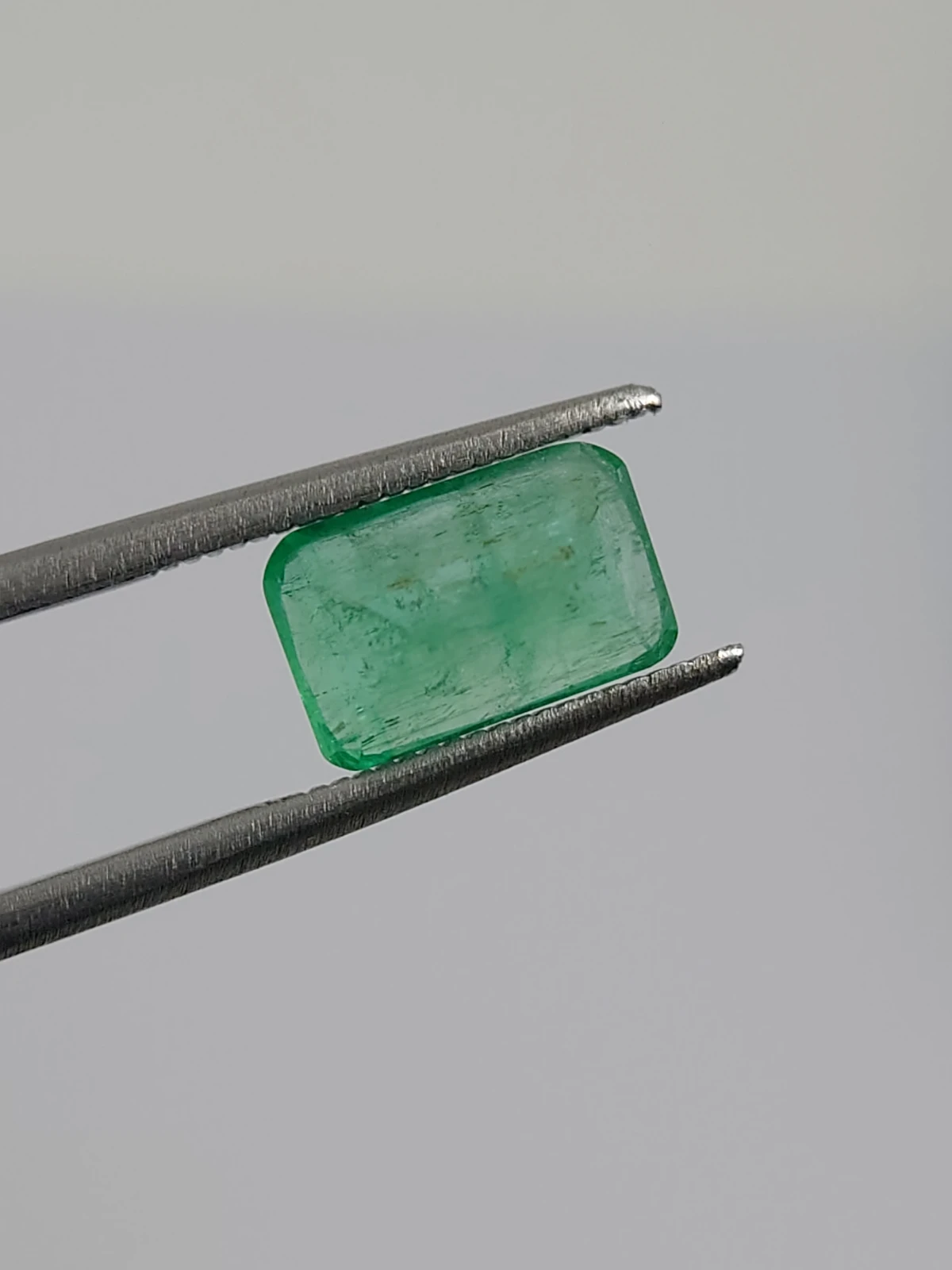 2.5ct Natural Emerald Octagon Cut Loose Gemstone From Panjshir Afghanistan — view 7
