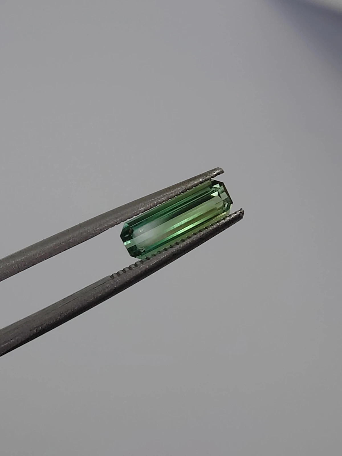 0.77CT Natural Green Tourmaline Emerald Cut Loose Gemstone From Afghanistan — view 8
