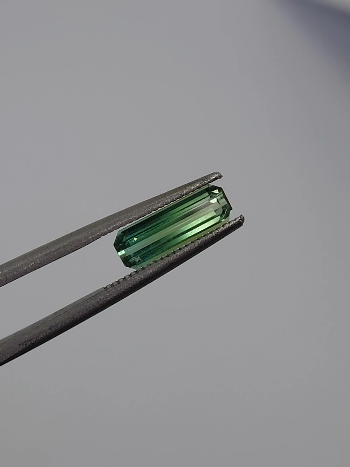 0.77CT Natural Green Tourmaline Emerald Cut Loose Gemstone From Afghanistan — view 9