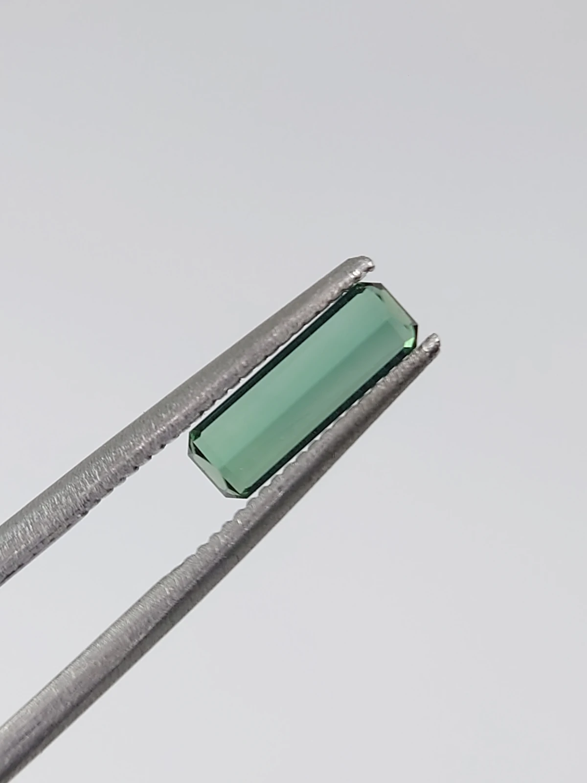 0.66ct Natural Green Tourmaline Emerald Cut Loose Gemstone From Afghanistan — view 2