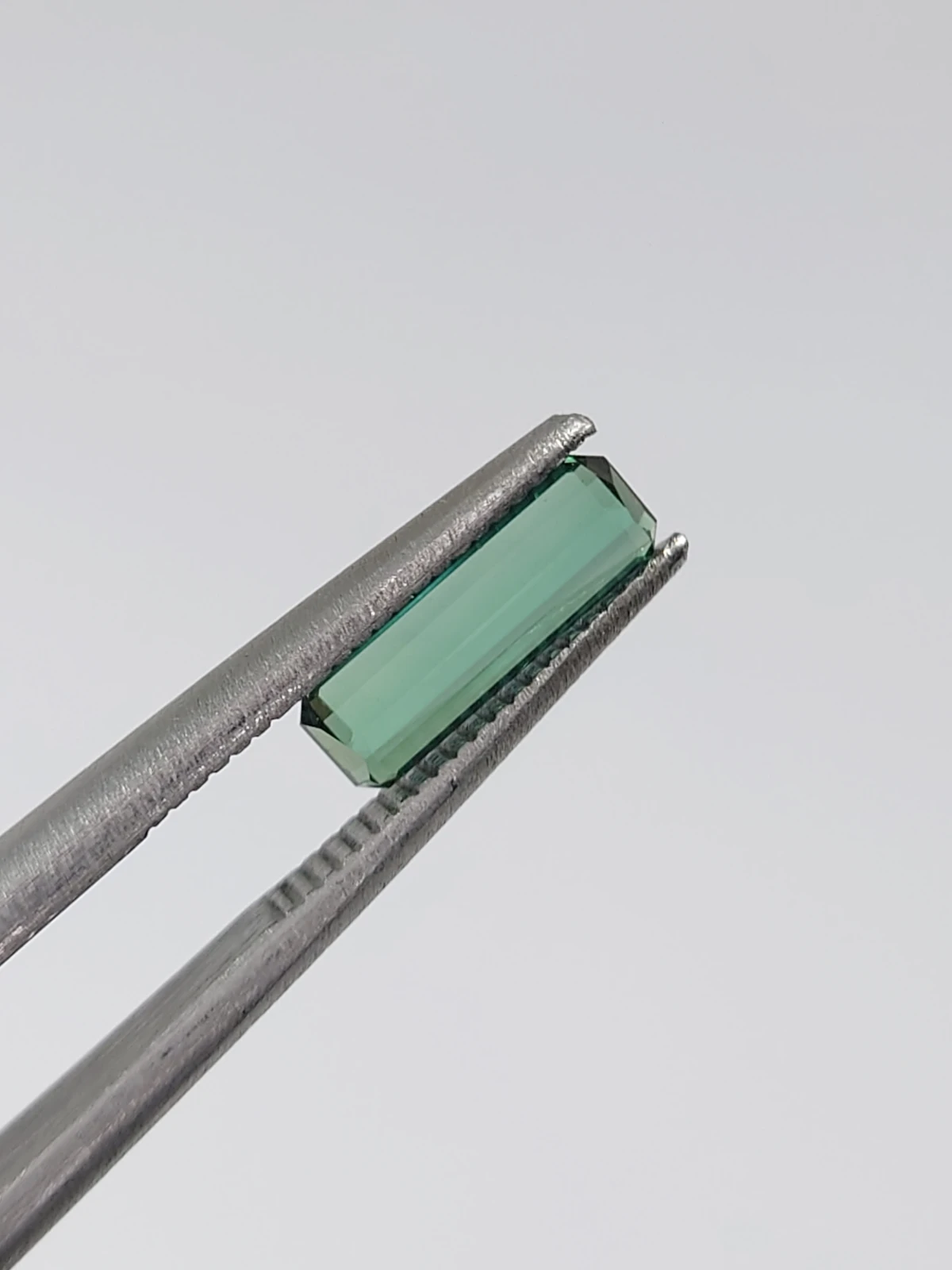 0.66ct Natural Green Tourmaline Emerald Cut Loose Gemstone From Afghanistan — view 3