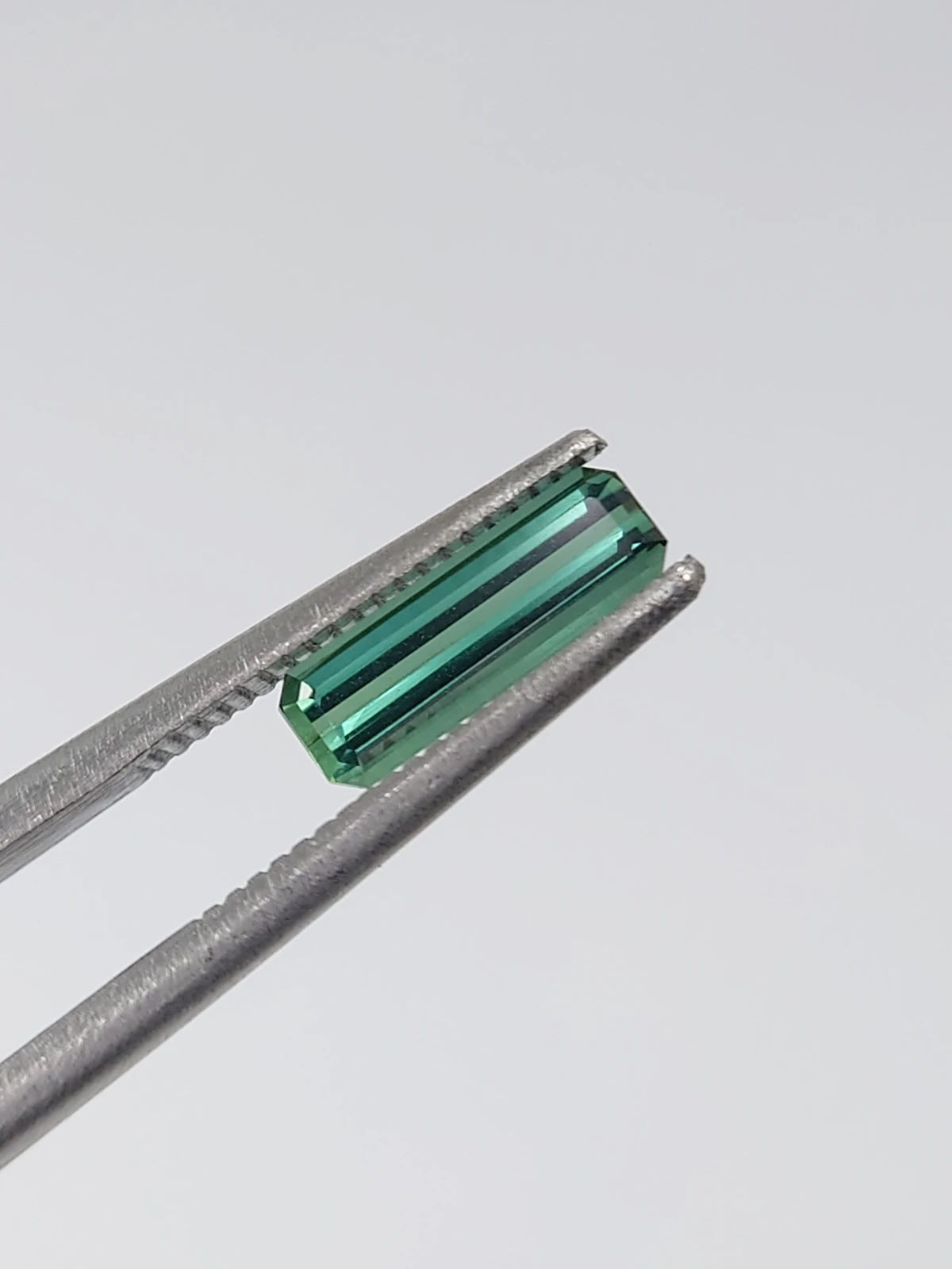0.66ct Natural Green Tourmaline Emerald Cut Loose Gemstone From Afghanistan — view 4