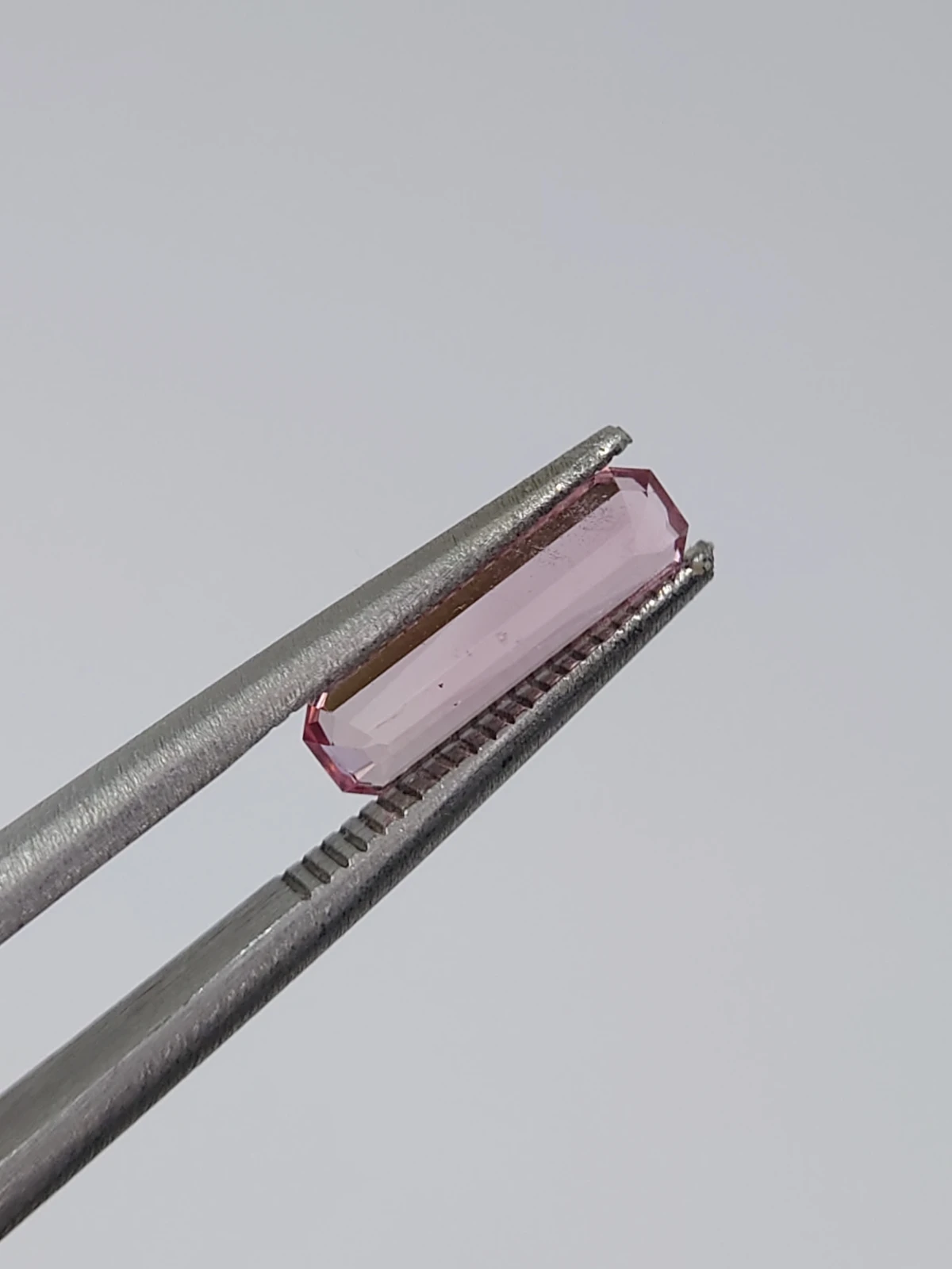 0.80ct Natural Pink Tourmaline Emerald Cut Loose Gemstone from Afghanistan — view 4