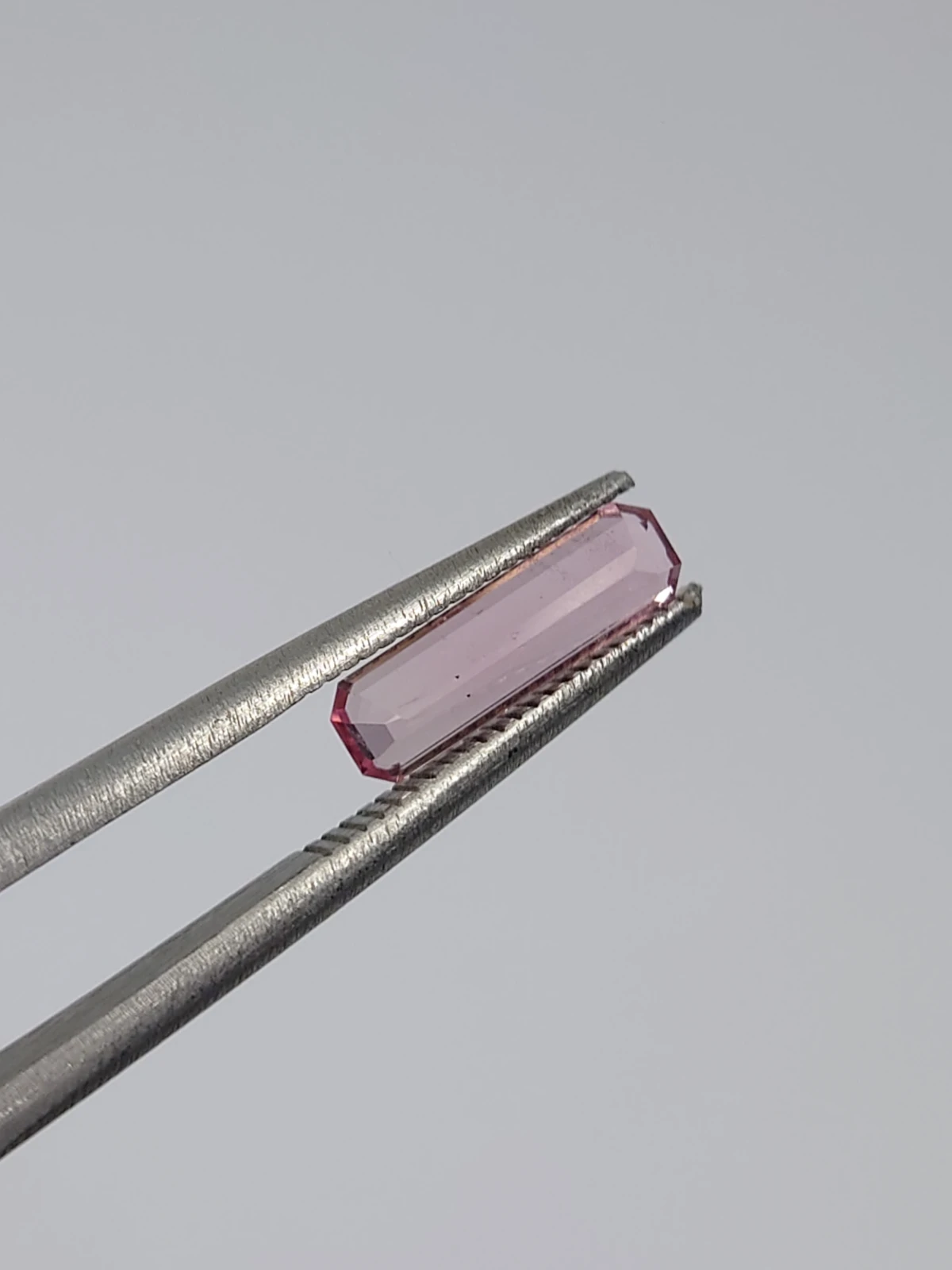 0.80ct Natural Pink Tourmaline Emerald Cut Loose Gemstone from Afghanistan — view 5