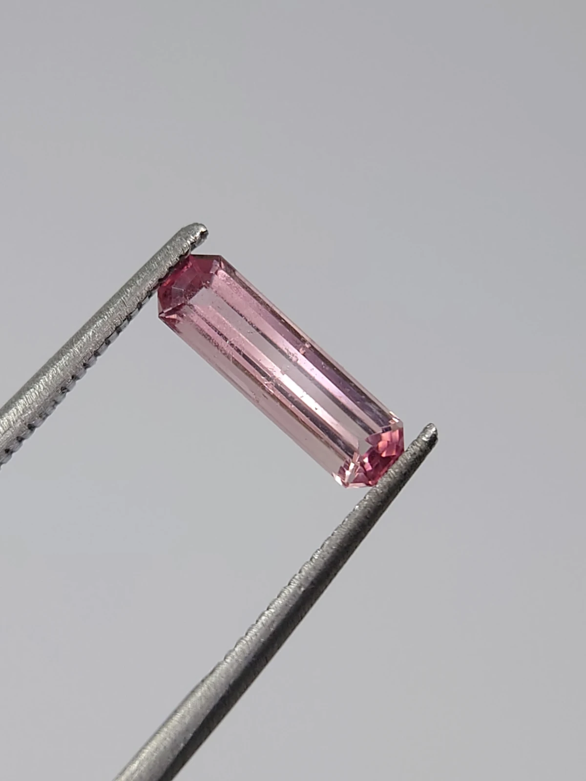 0.80ct Natural Pink Tourmaline Emerald Cut Loose Gemstone from Afghanistan — view 8
