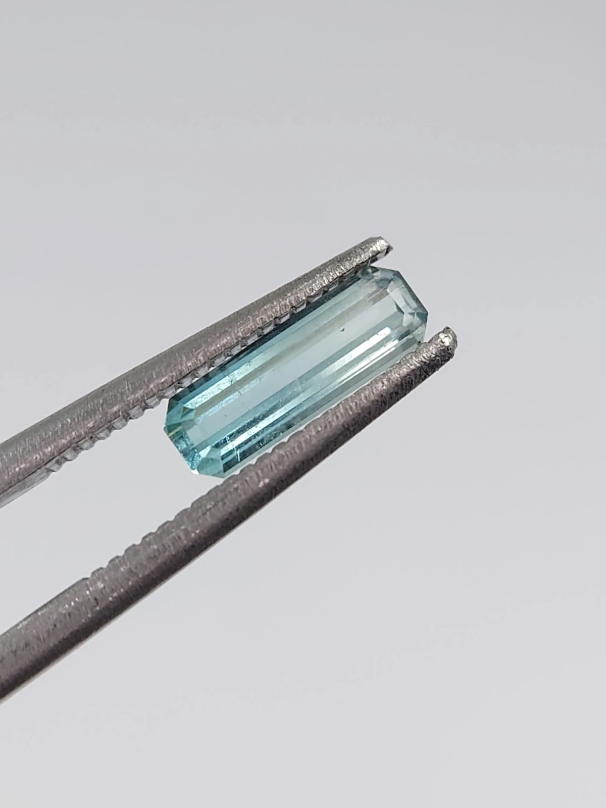 0.50ct Natural Seafoam Tourmaline Emerald Cut Loose Gemstone From Afghanistan — view 1