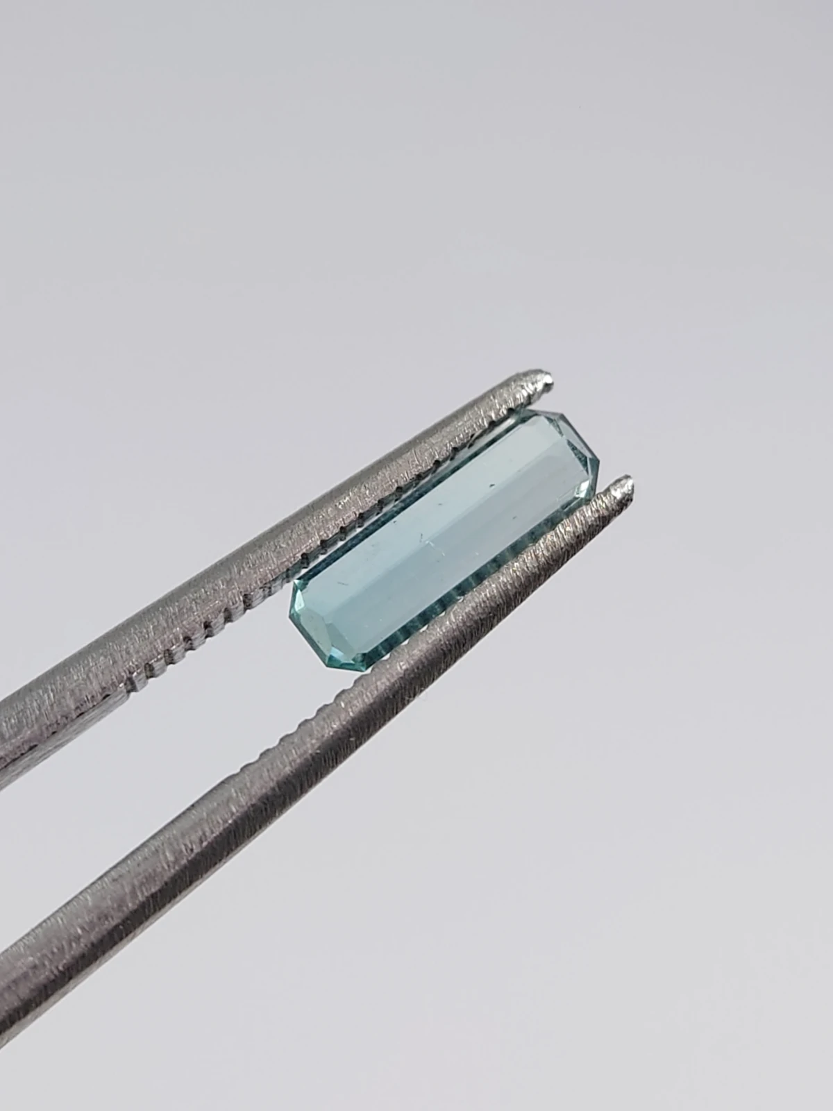 0.50ct Natural Seafoam Tourmaline Emerald Cut Loose Gemstone From Afghanistan — view 2