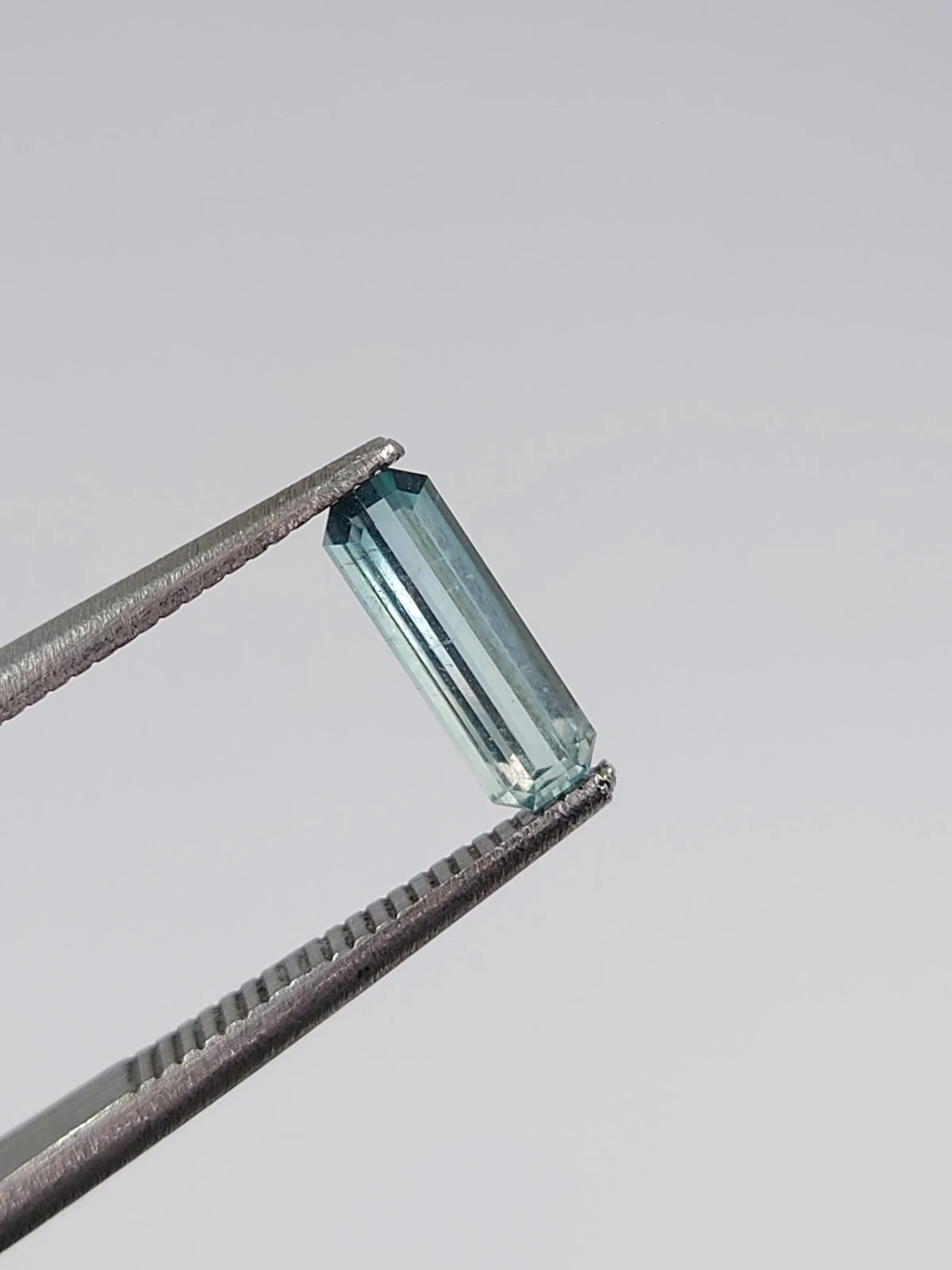 0.50ct Natural Seafoam Tourmaline Emerald Cut Loose Gemstone From Afghanistan — view 6