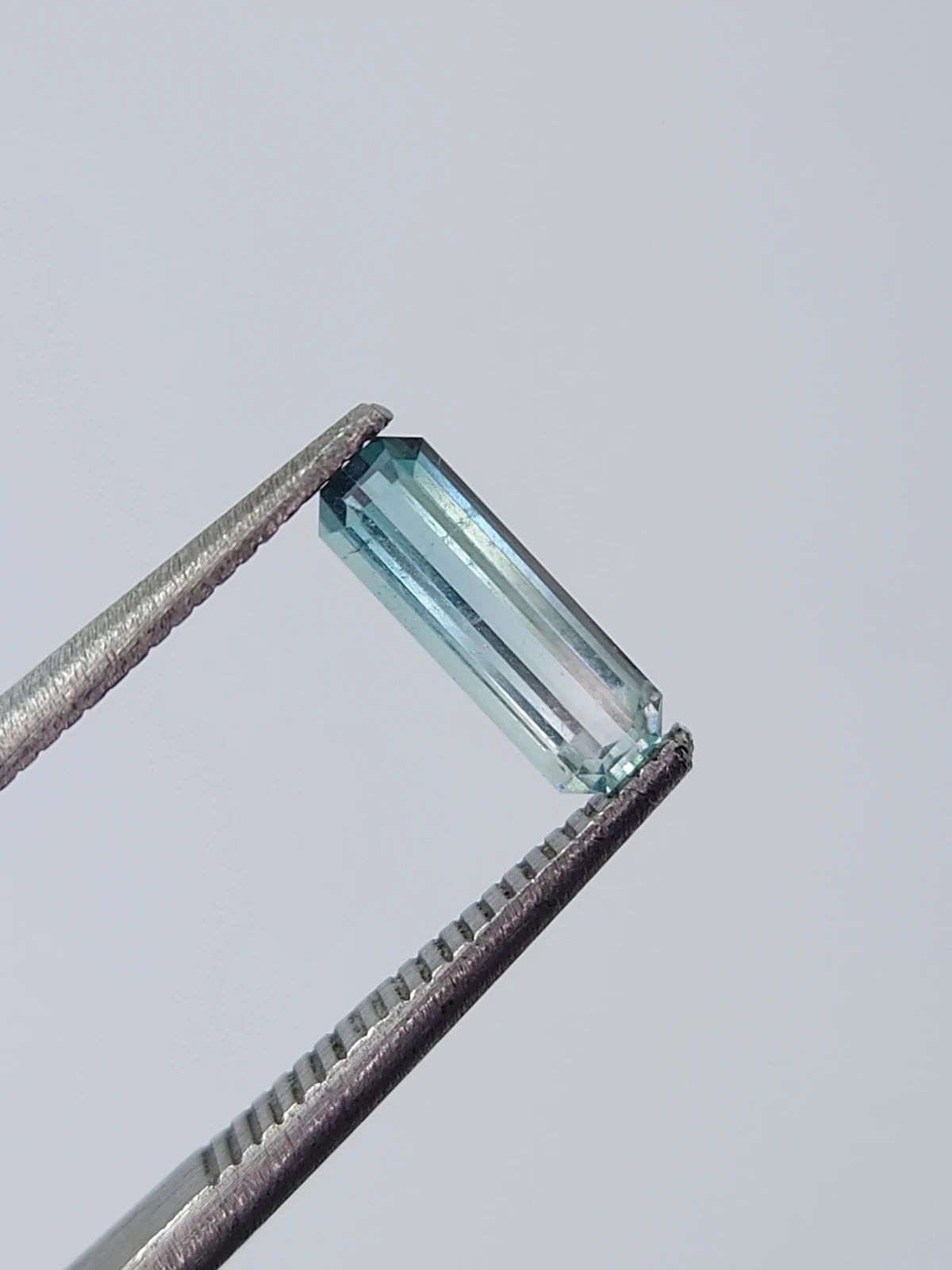 0.50ct Natural Seafoam Tourmaline Emerald Cut Loose Gemstone From Afghanistan — view 8