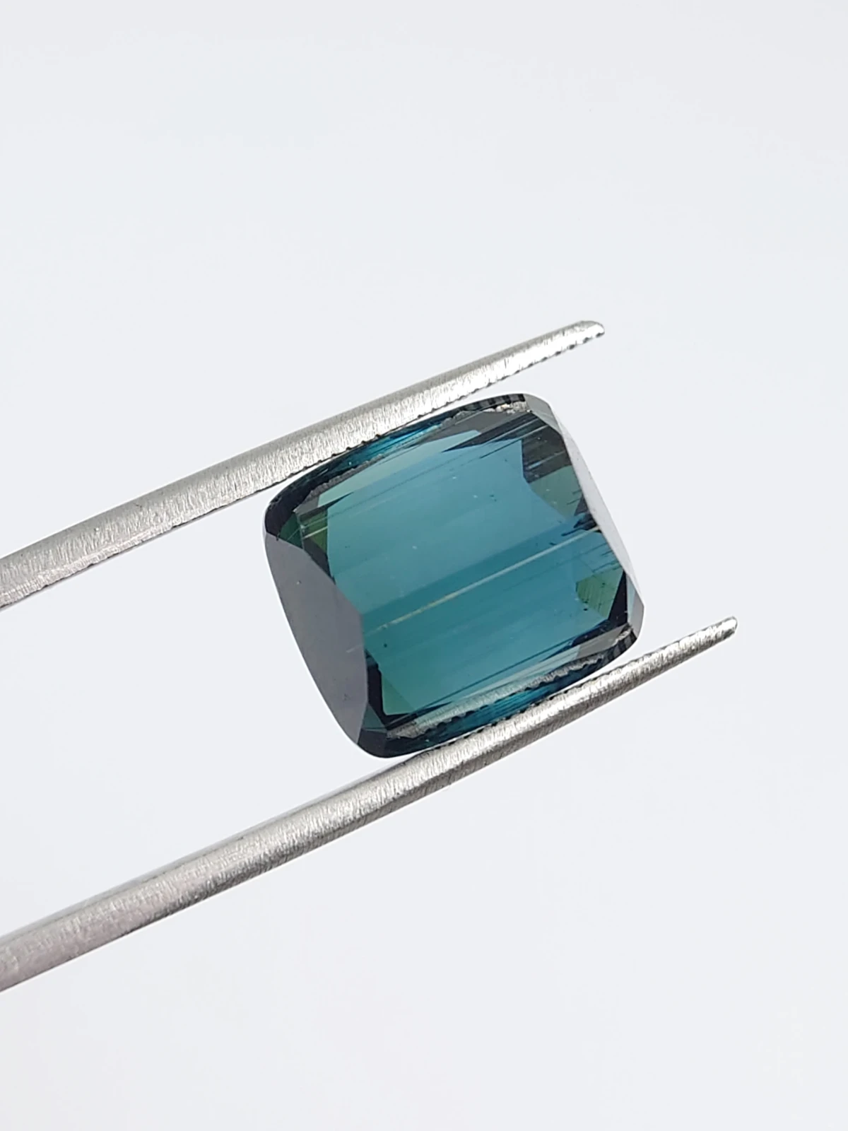 11.18ct Natural Indicolite Tourmaline Cushion Cut Loose Gemstone From Afghanistan — view 2