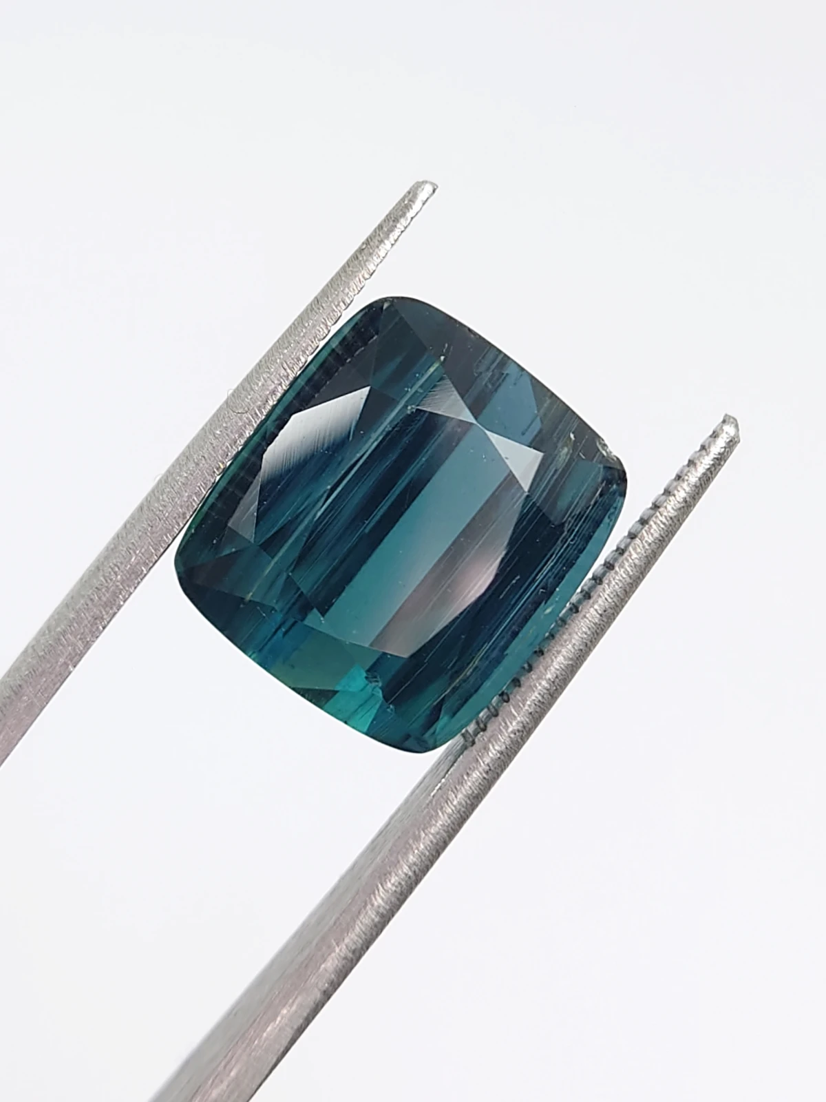 11.18ct Natural Indicolite Tourmaline Cushion Cut Loose Gemstone From Afghanistan — view 5