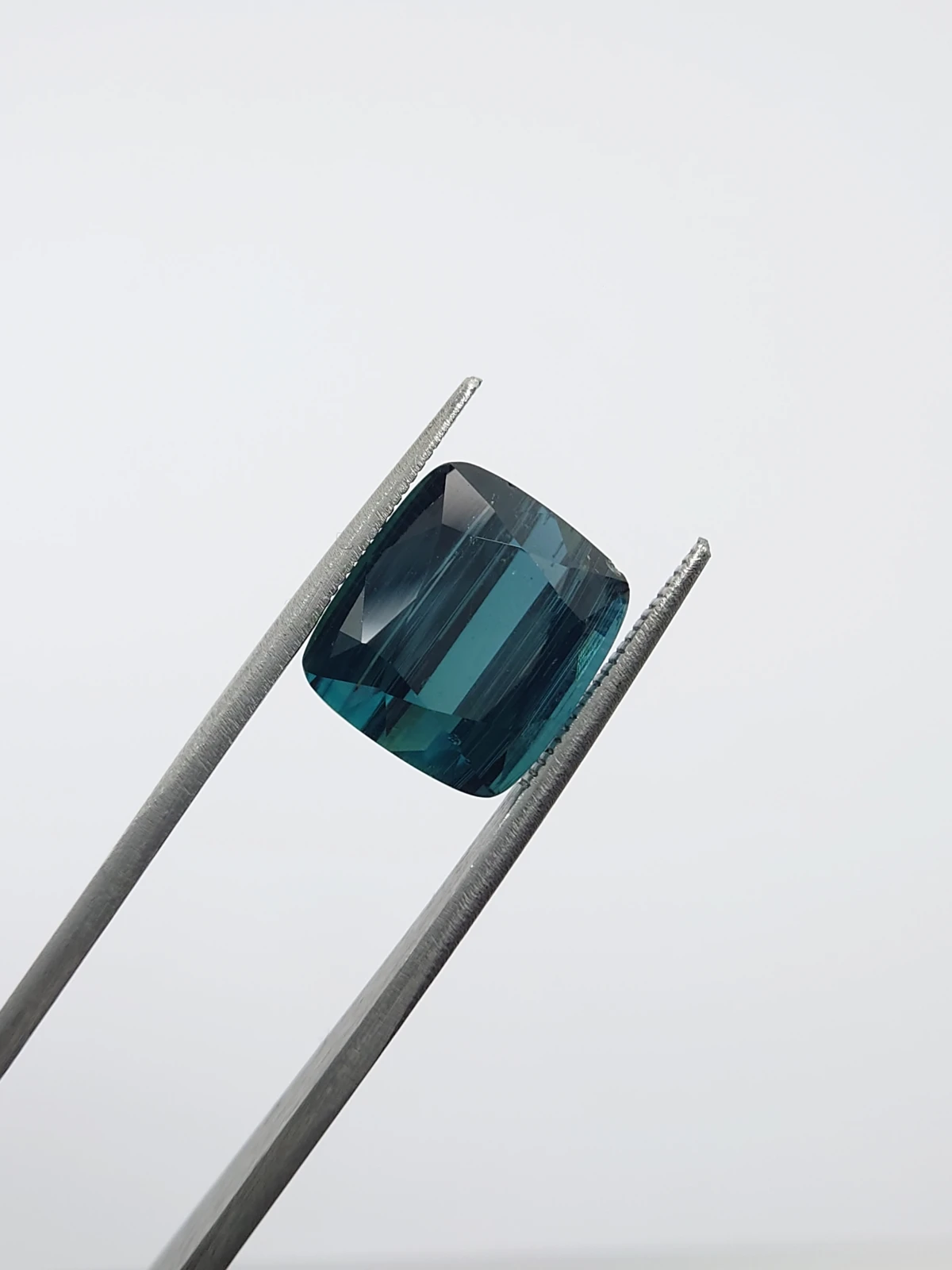 11.18ct Natural Indicolite Tourmaline Cushion Cut Loose Gemstone From Afghanistan — view 6