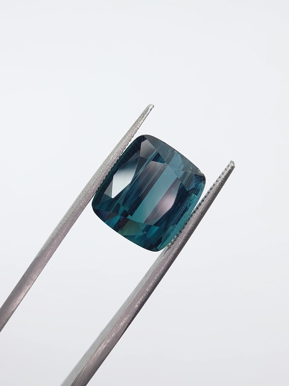 11.18ct Natural Indicolite Tourmaline Cushion Cut Loose Gemstone From Afghanistan — view 7