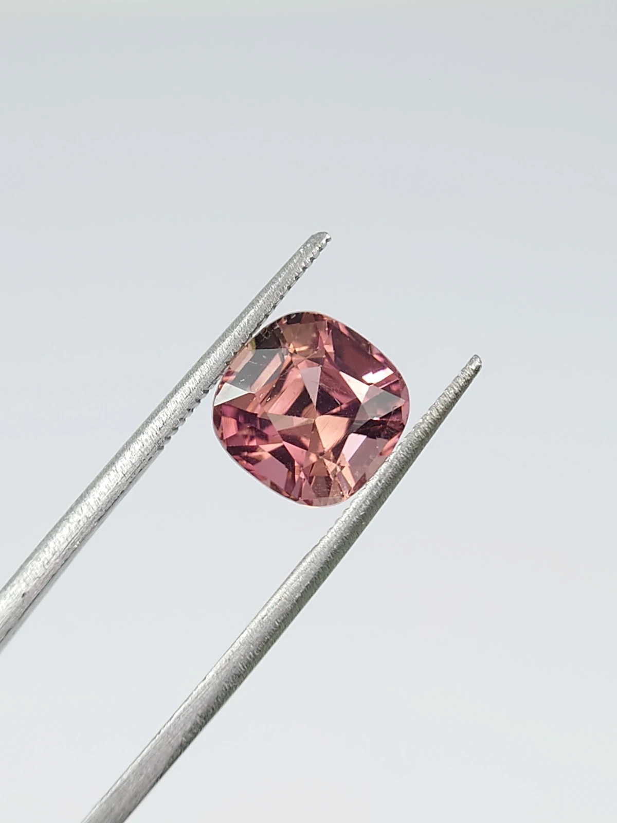 3.50ct Natural Pink Tourmaline Cushion Cut Loose Gemstone From Afghanistan — view 1