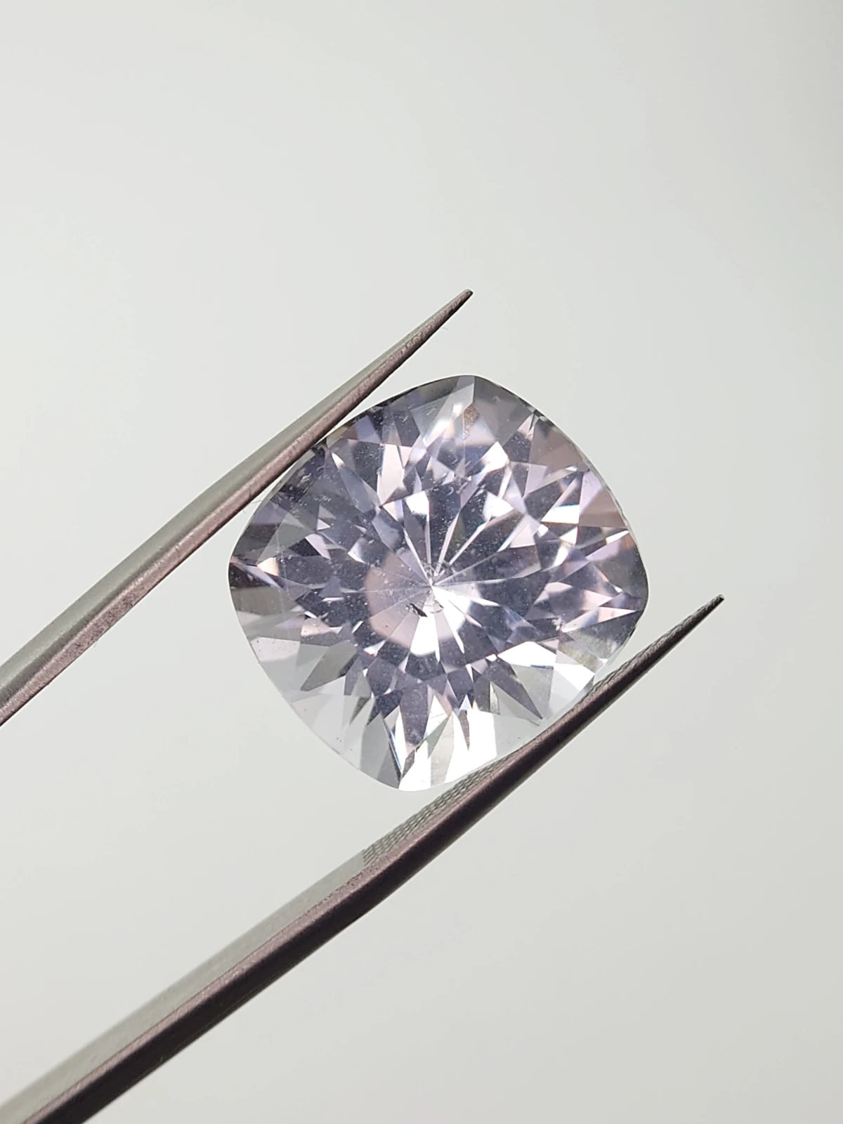 15.52ct Natural Morganite Cushion Cut Loose Gemstone From Madagascar — view 1