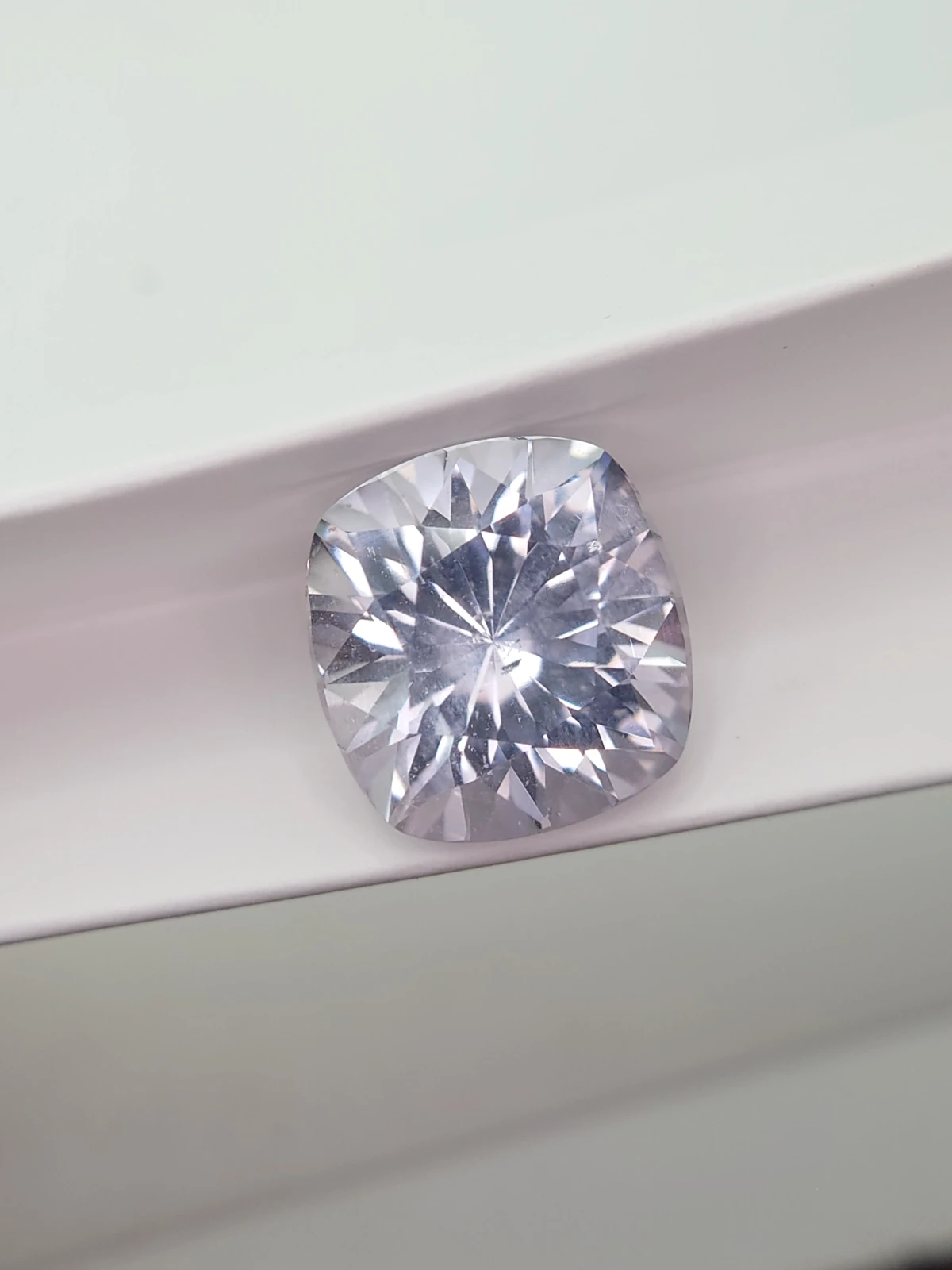 15.52ct Natural Morganite Cushion Cut Loose Gemstone From Madagascar — view 7