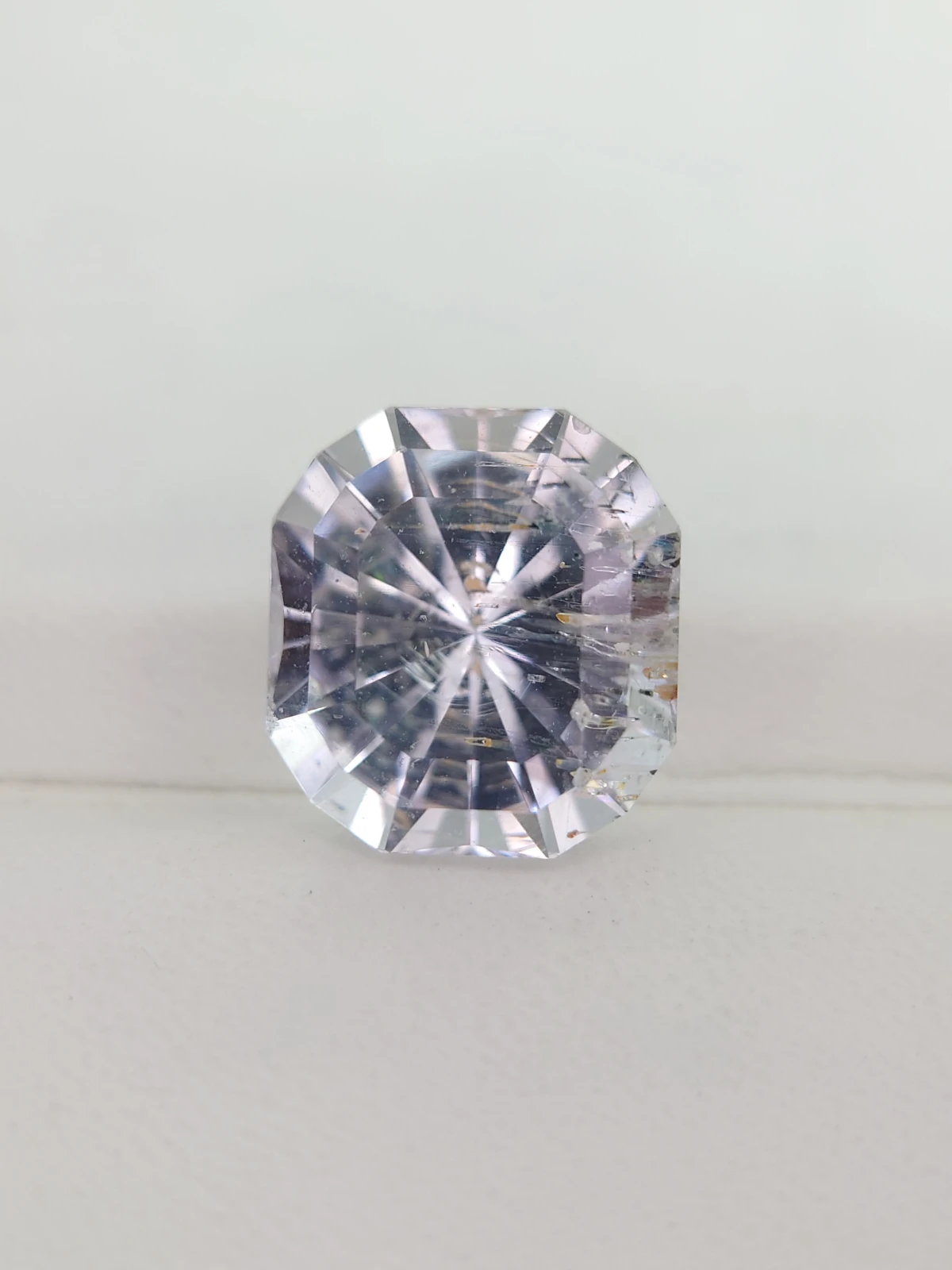 12.86ct Natural Morganite Cushion Cut Loose Gemstone From Madagascar — view 4