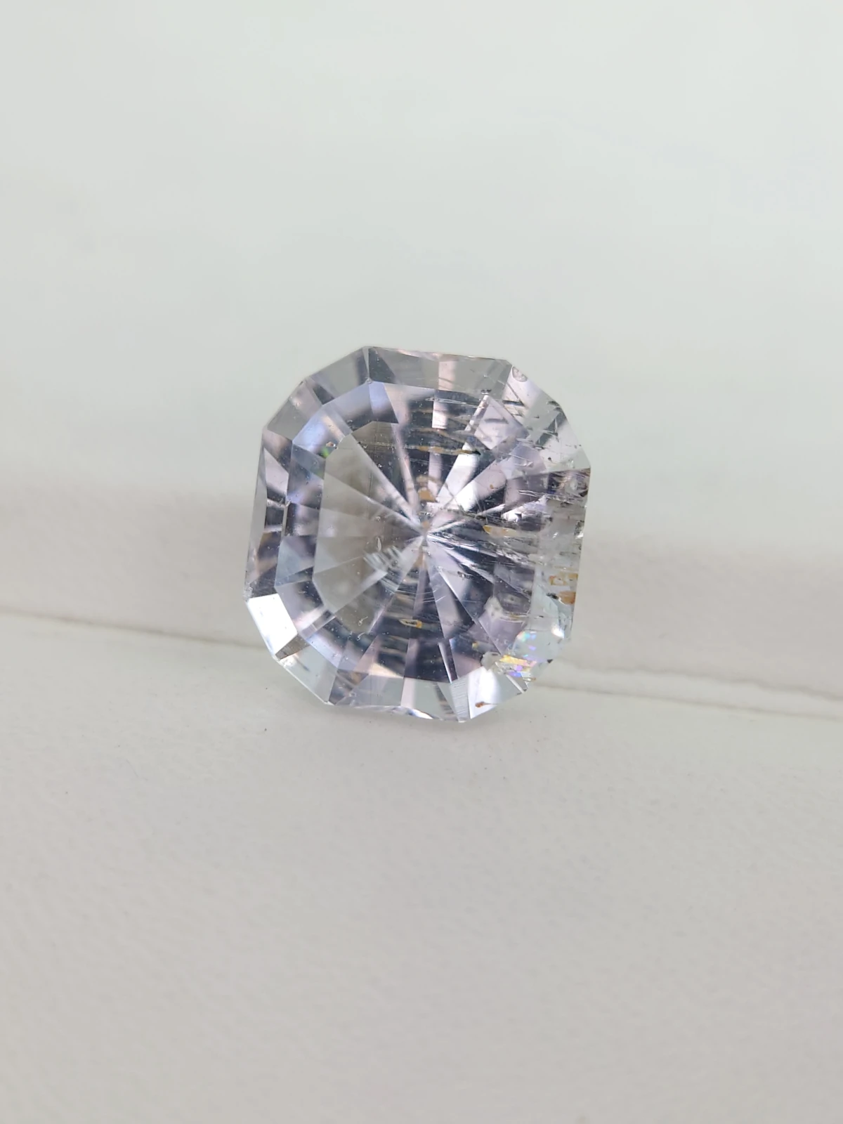 12.86ct Natural Morganite Cushion Cut Loose Gemstone From Madagascar — view 5